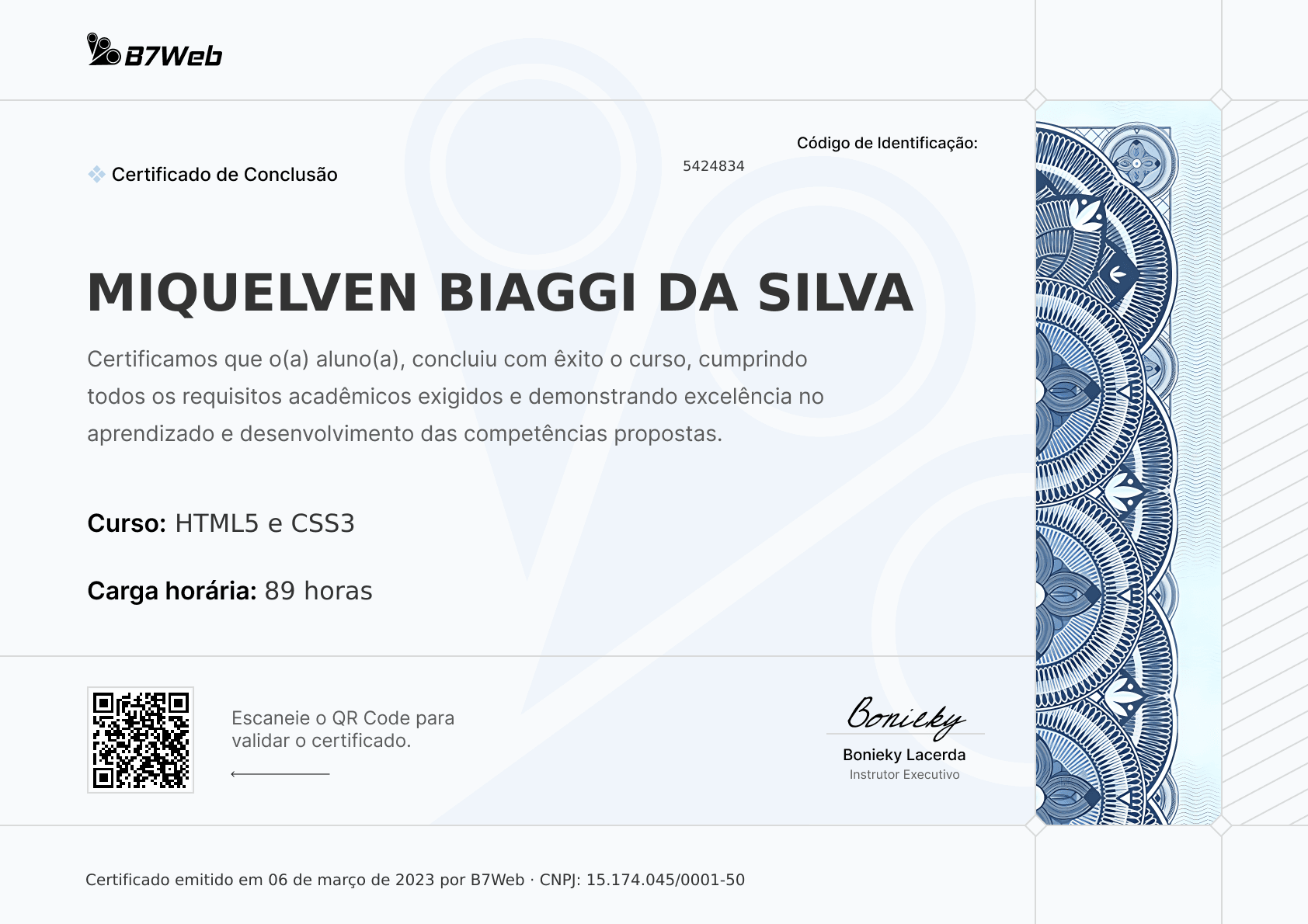 Certificado