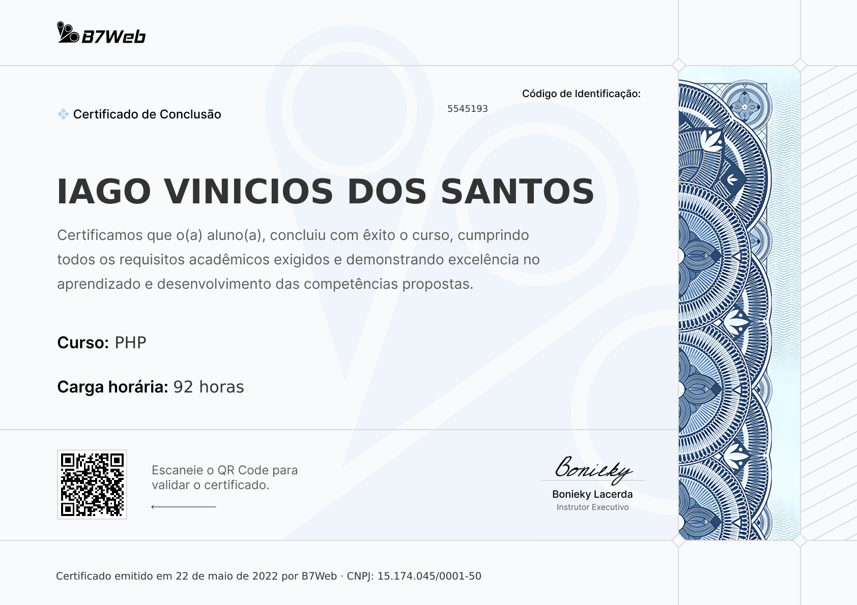 Certificado