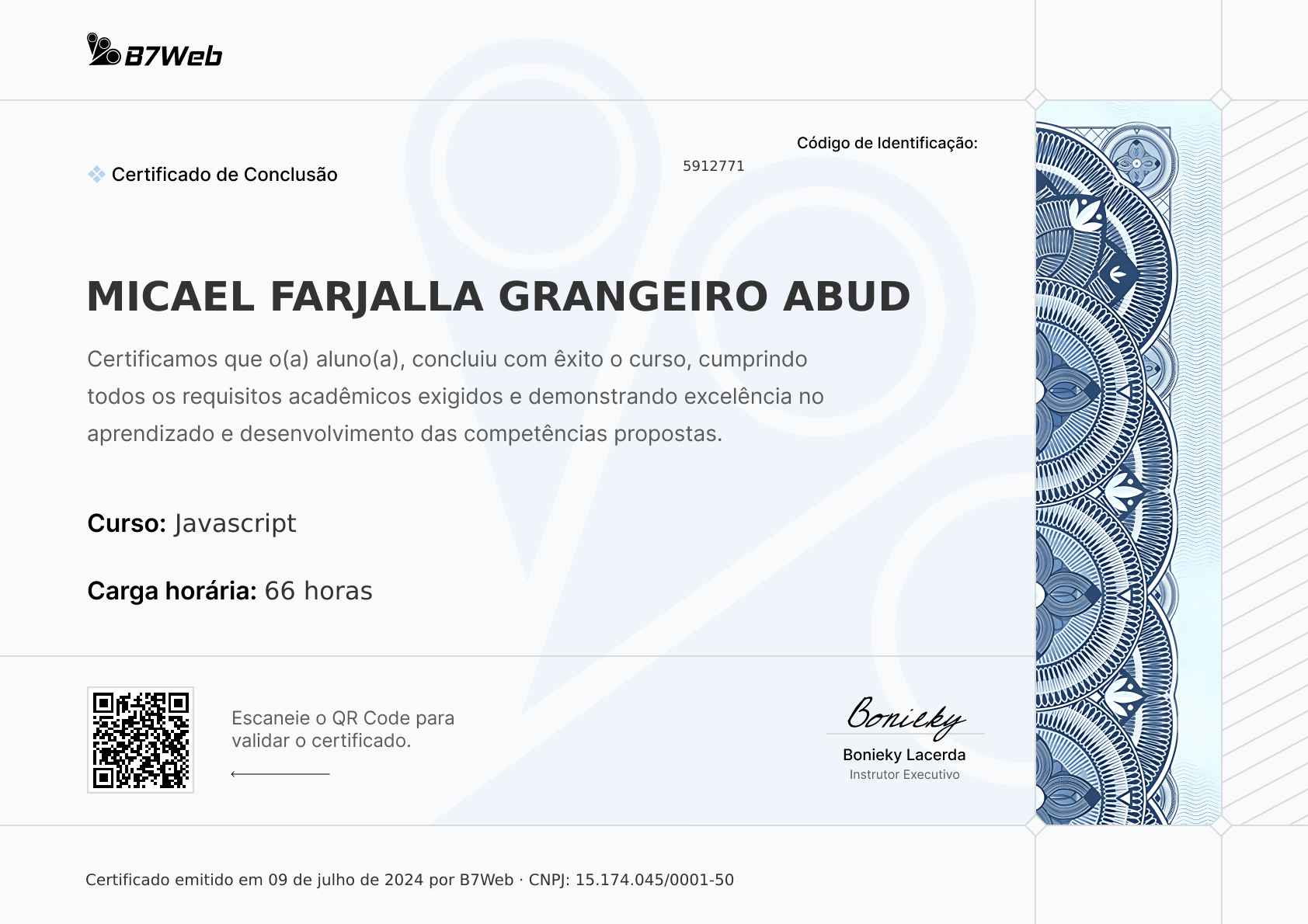 Certificado