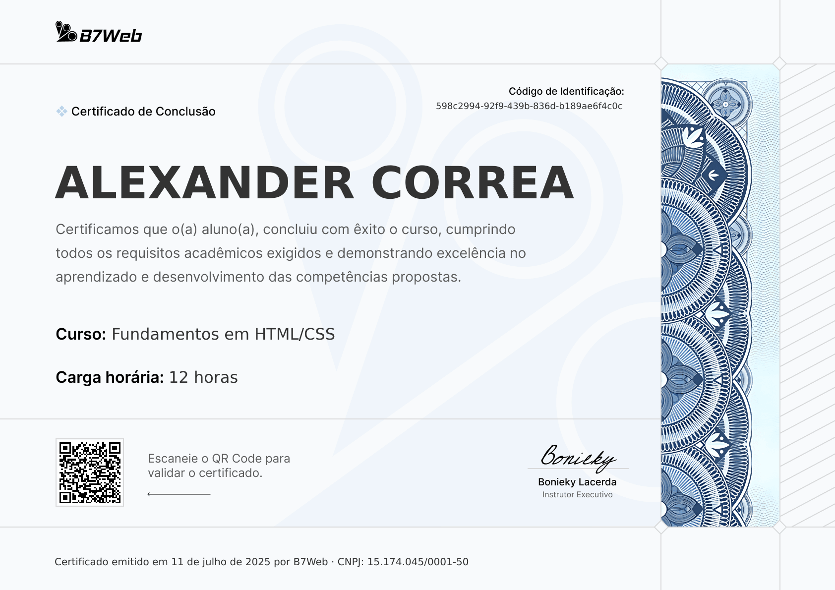 Certificado