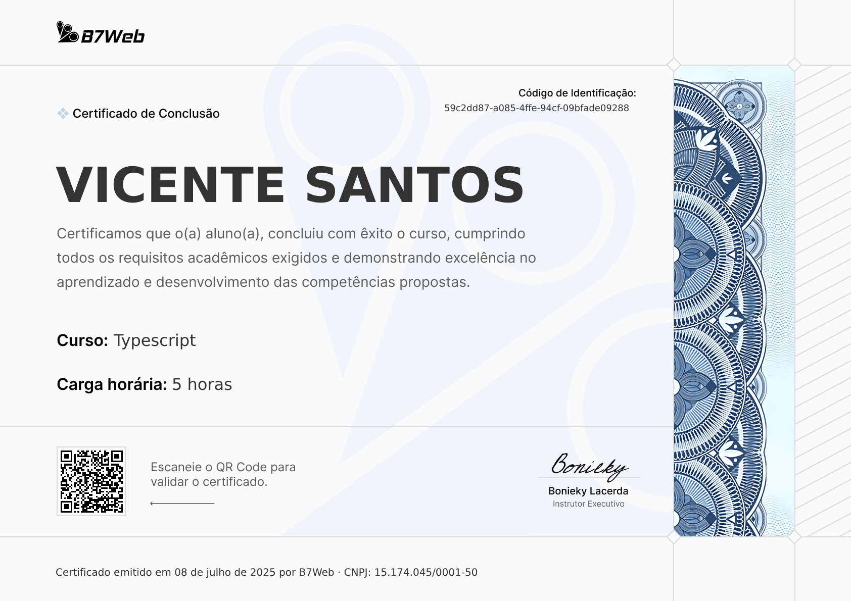 Certificado