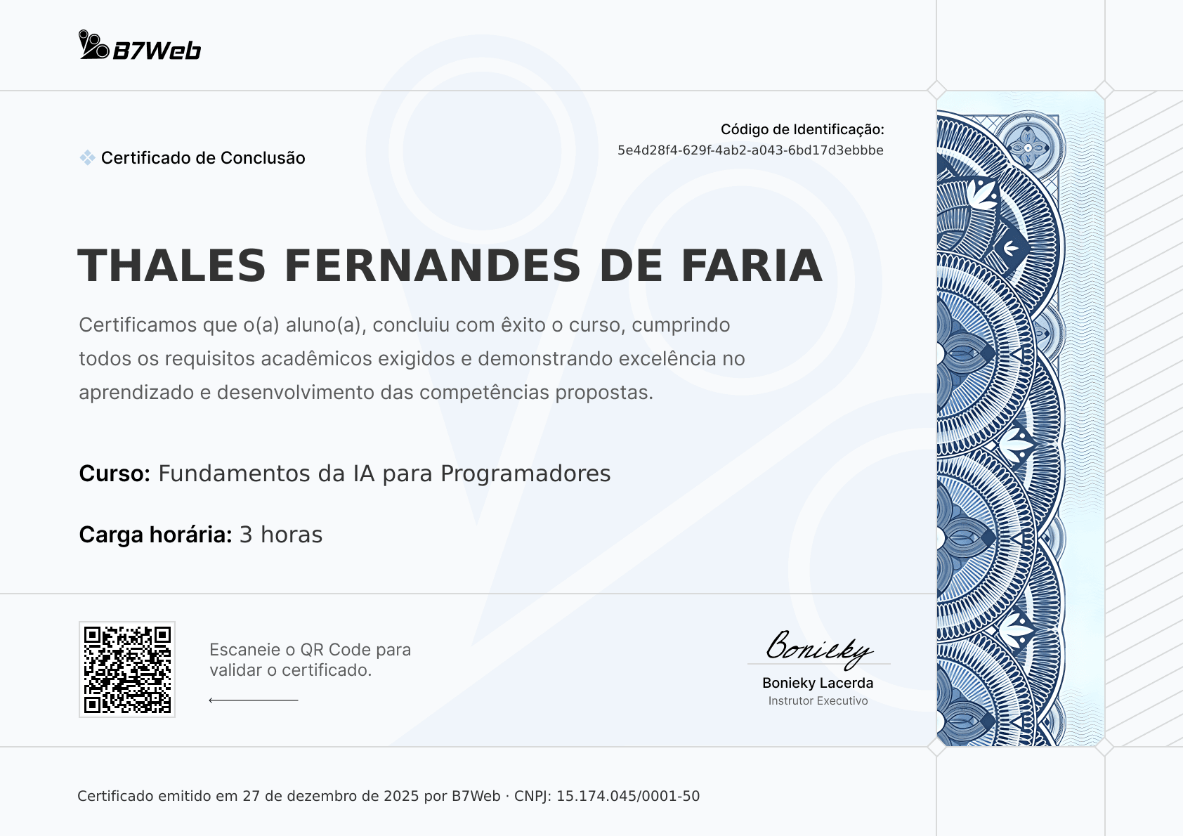 Certificado