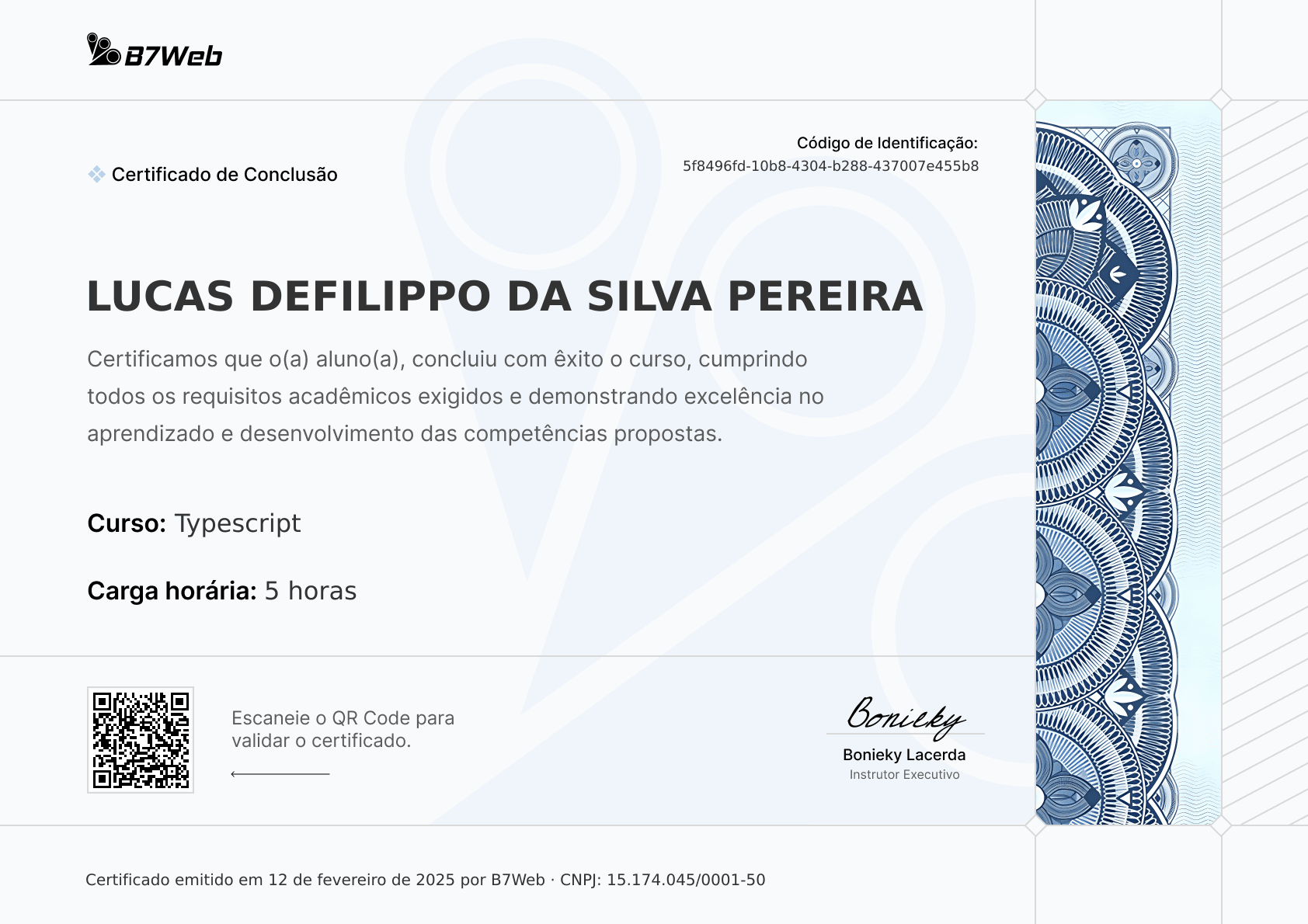 Certificado