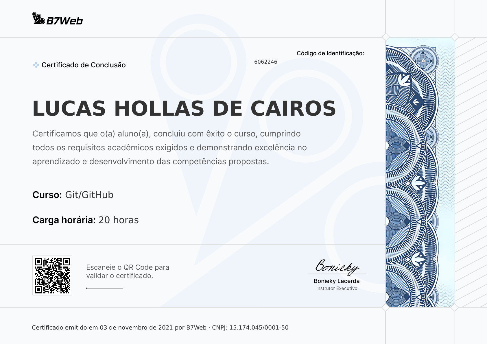 Certificado