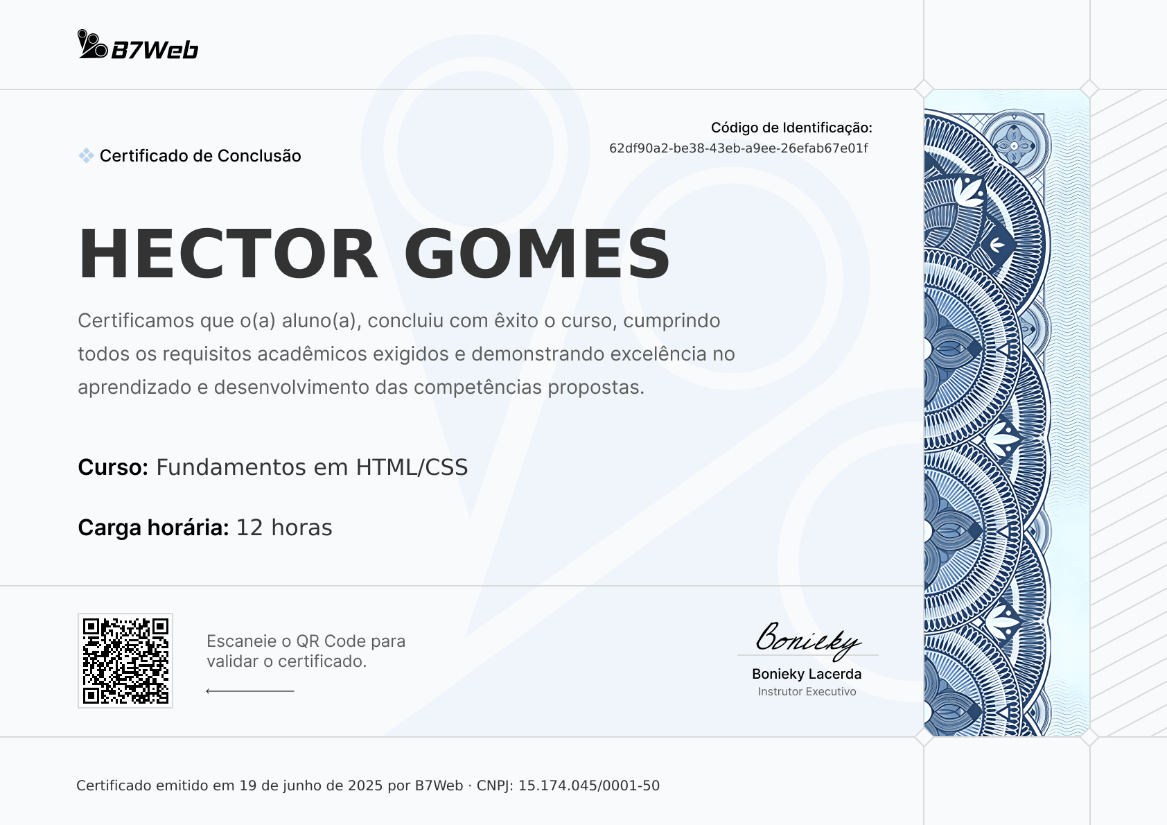 Certificado