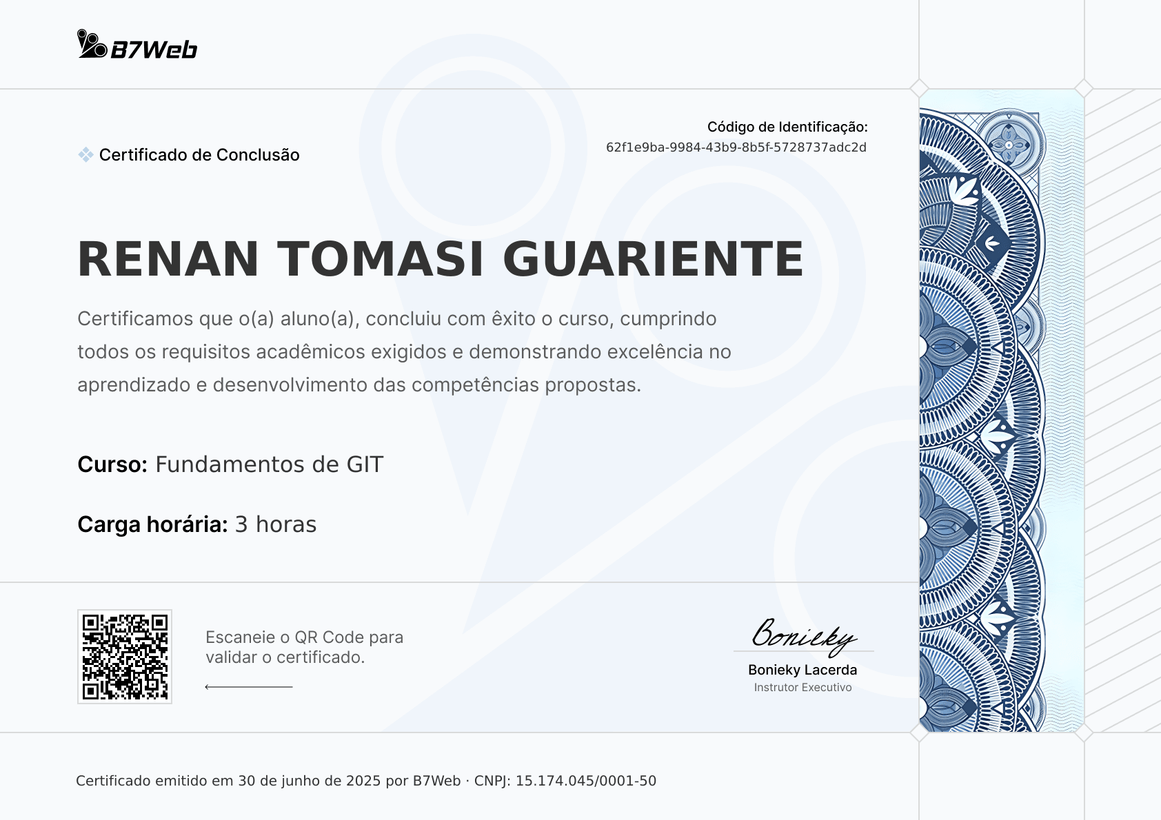 Certificado