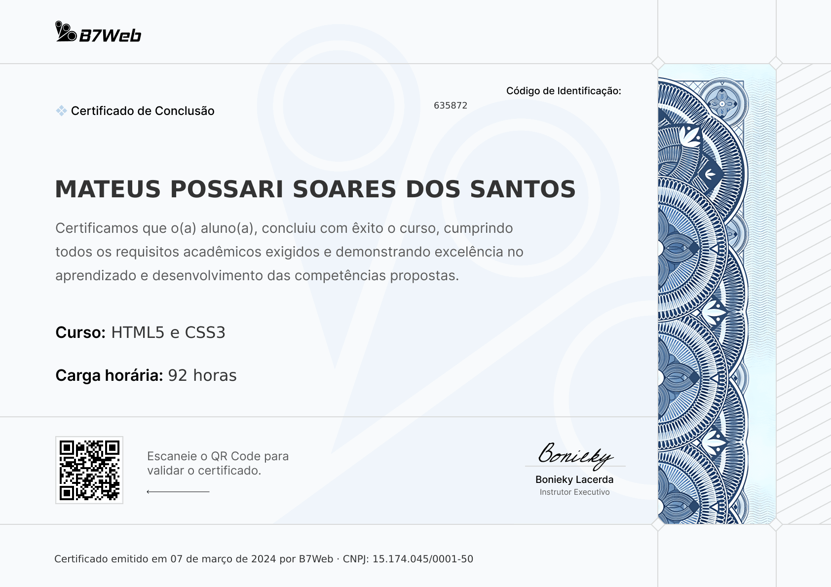 Certificado