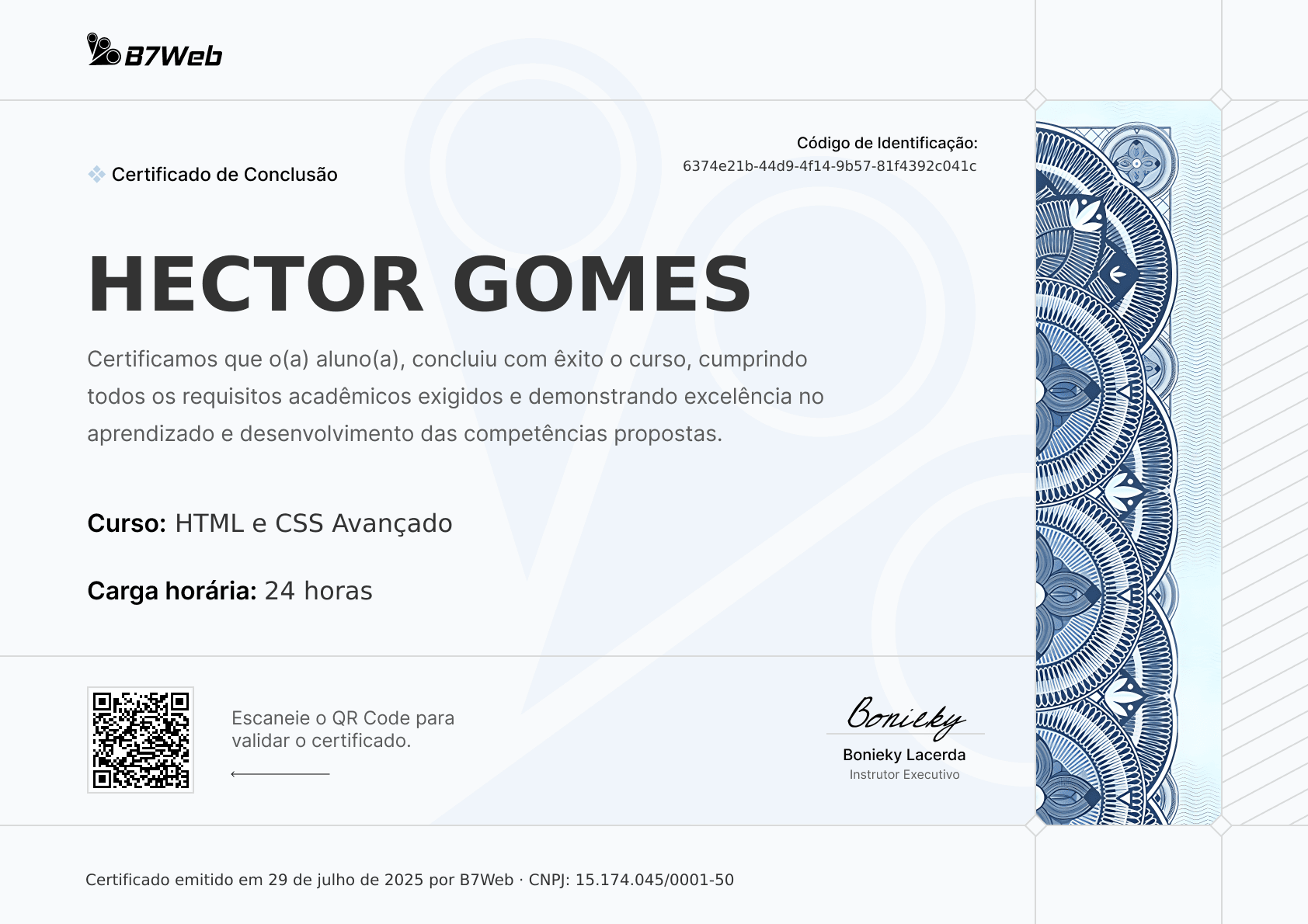 Certificado