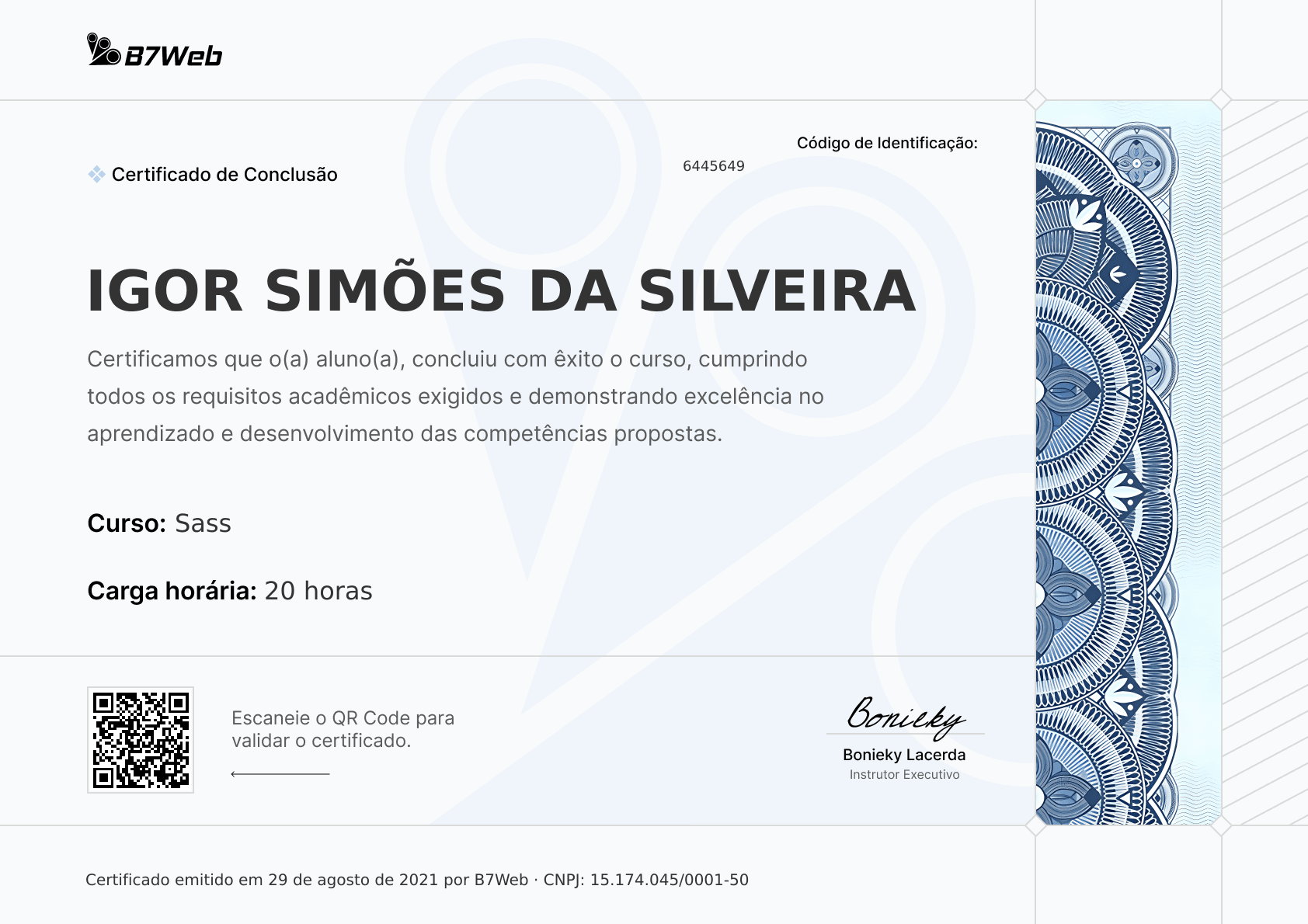Certificado