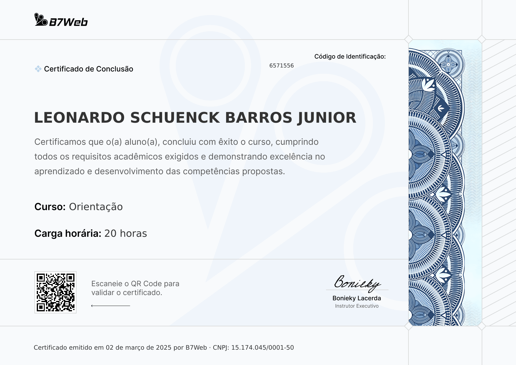 Certificado