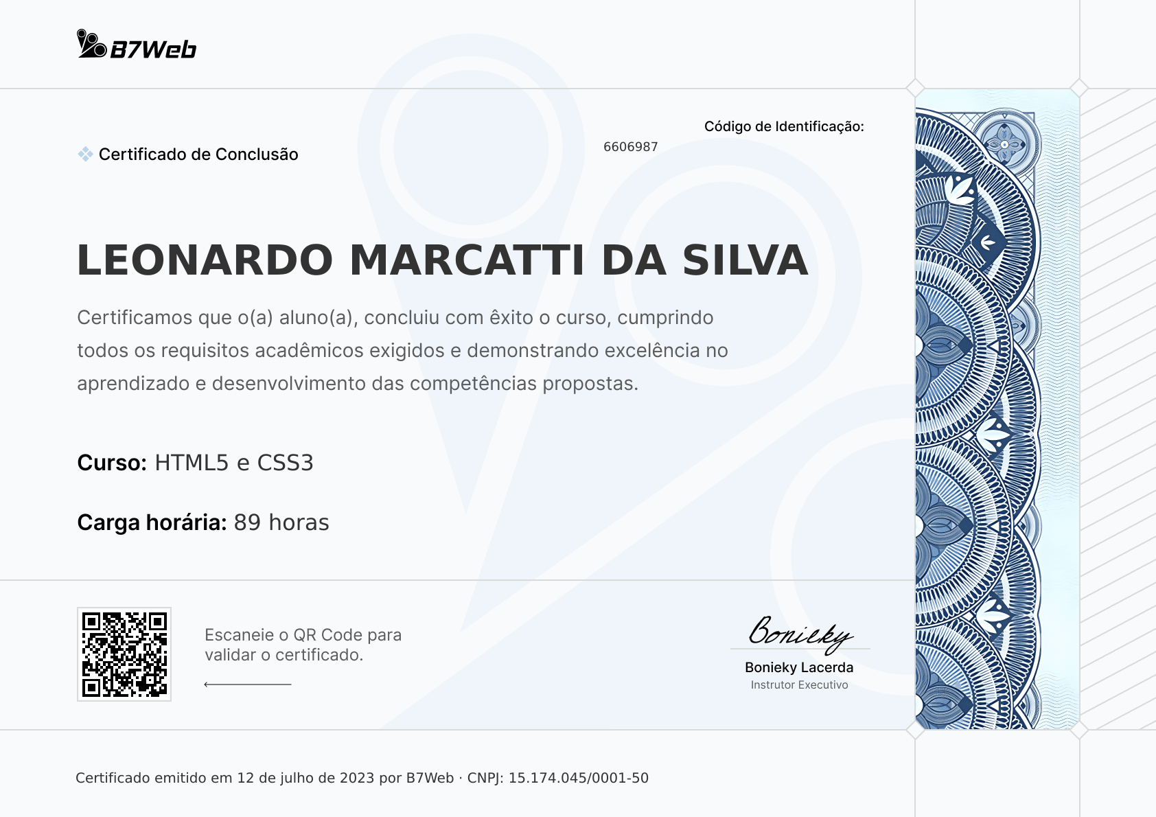 Certificado