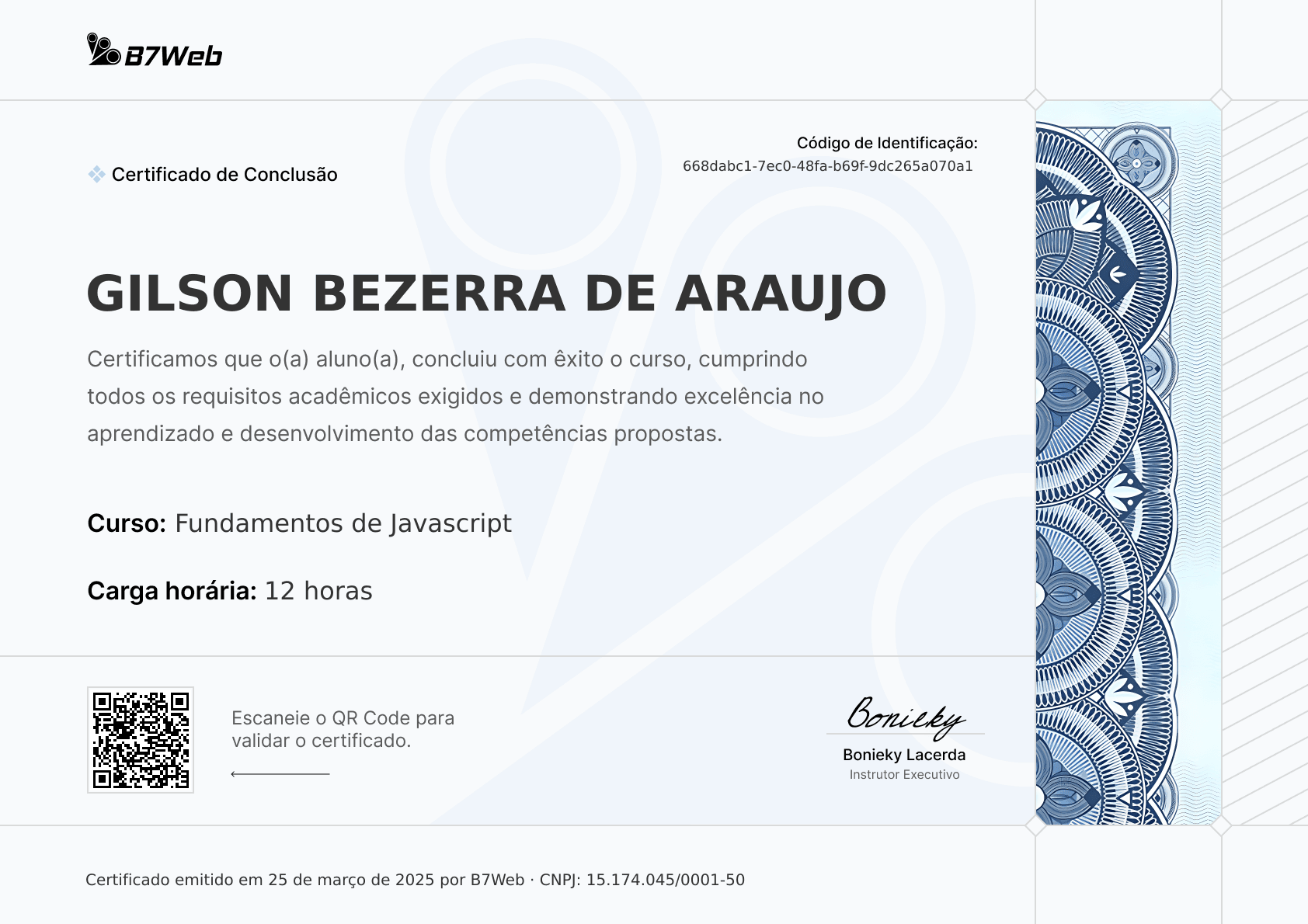 Certificado