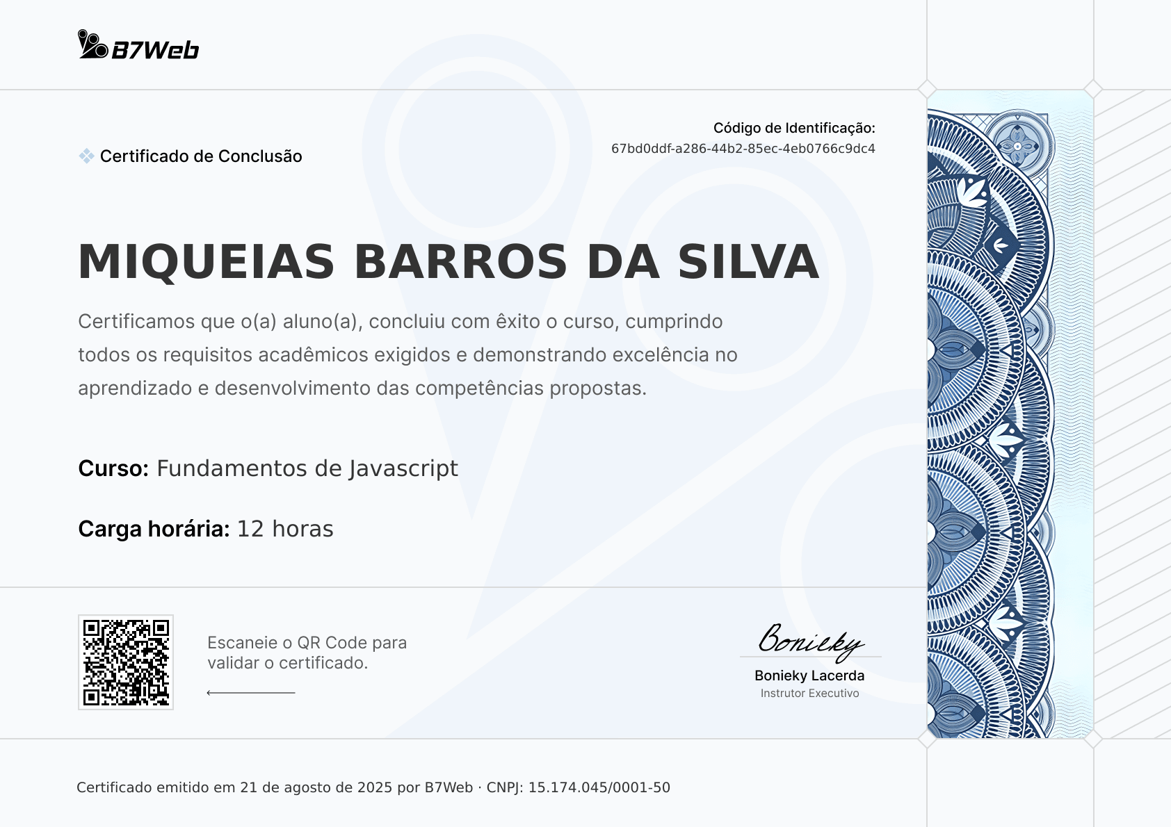 Certificado