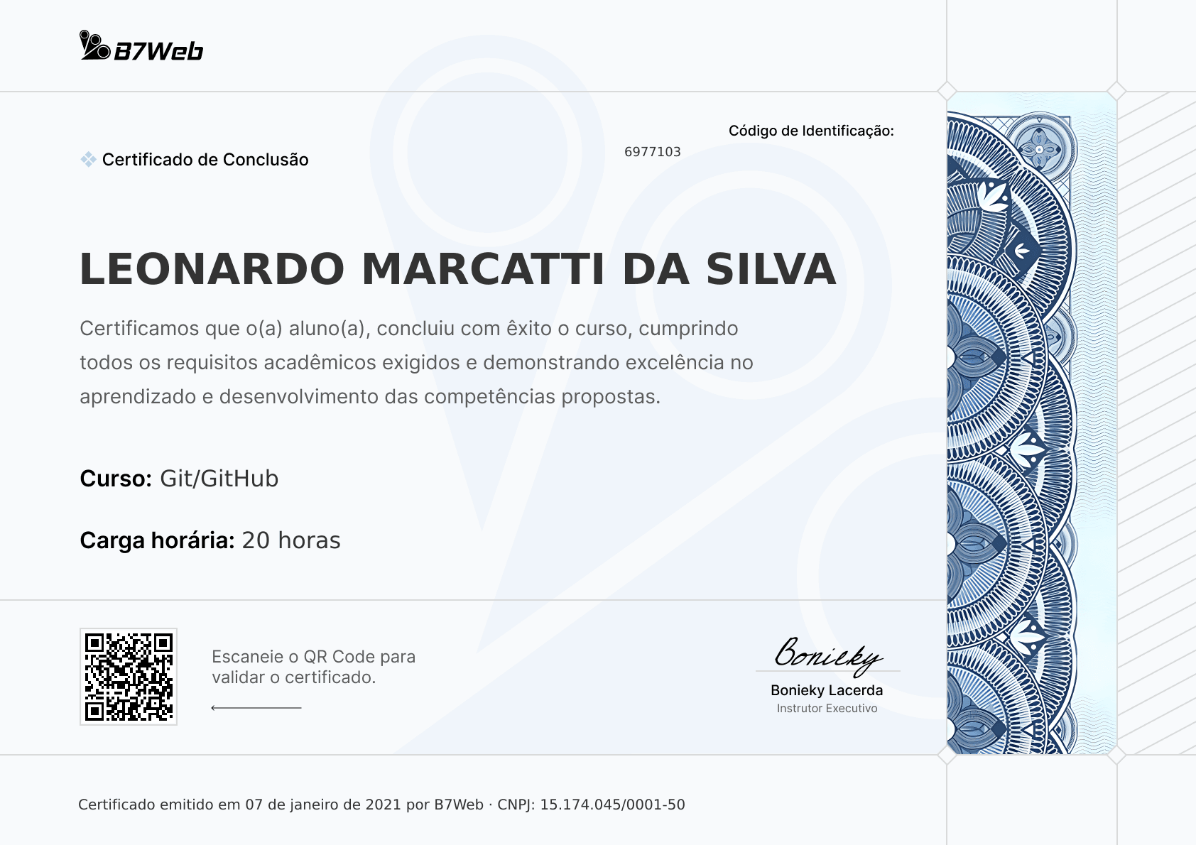 Certificado