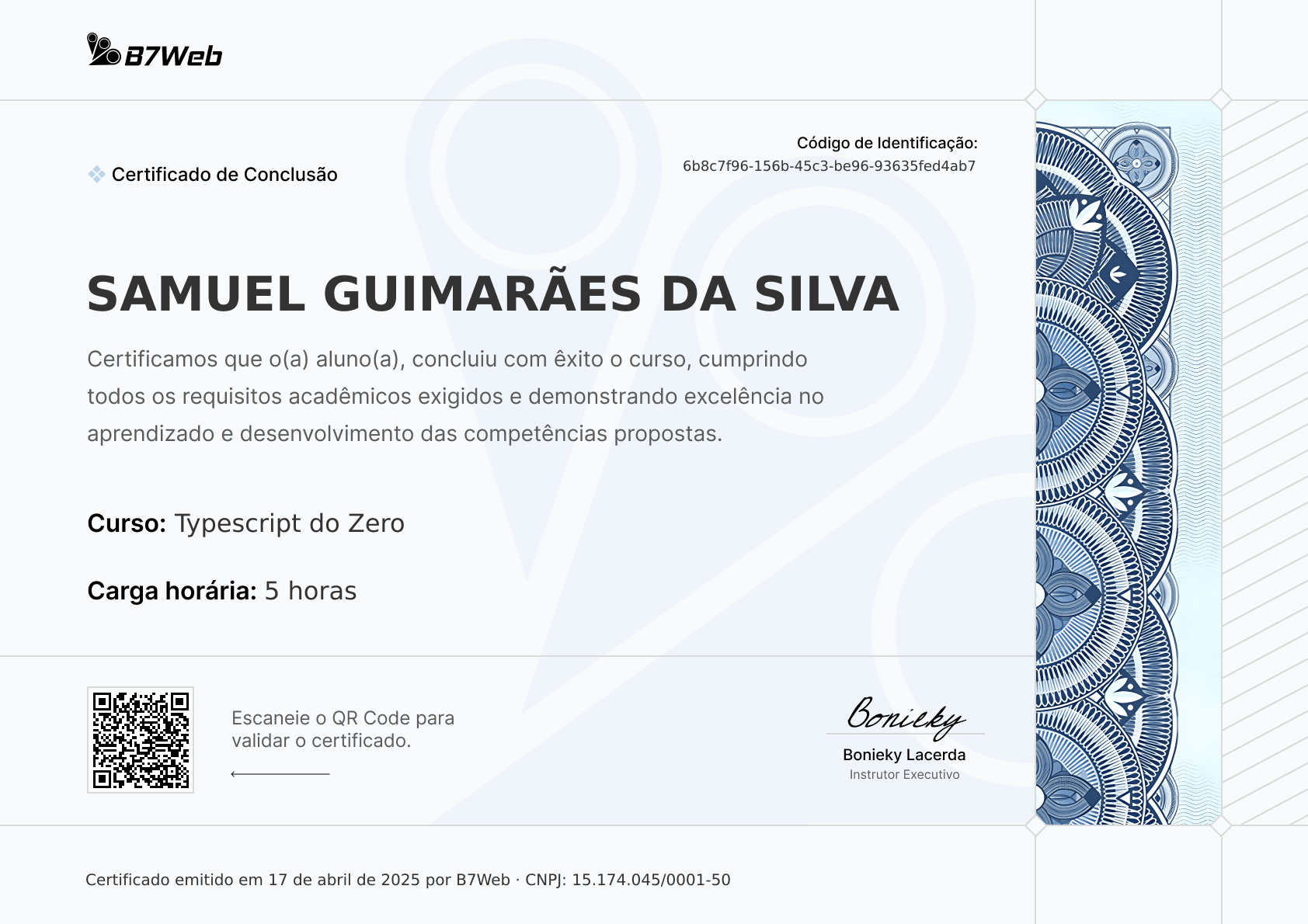 Certificado
