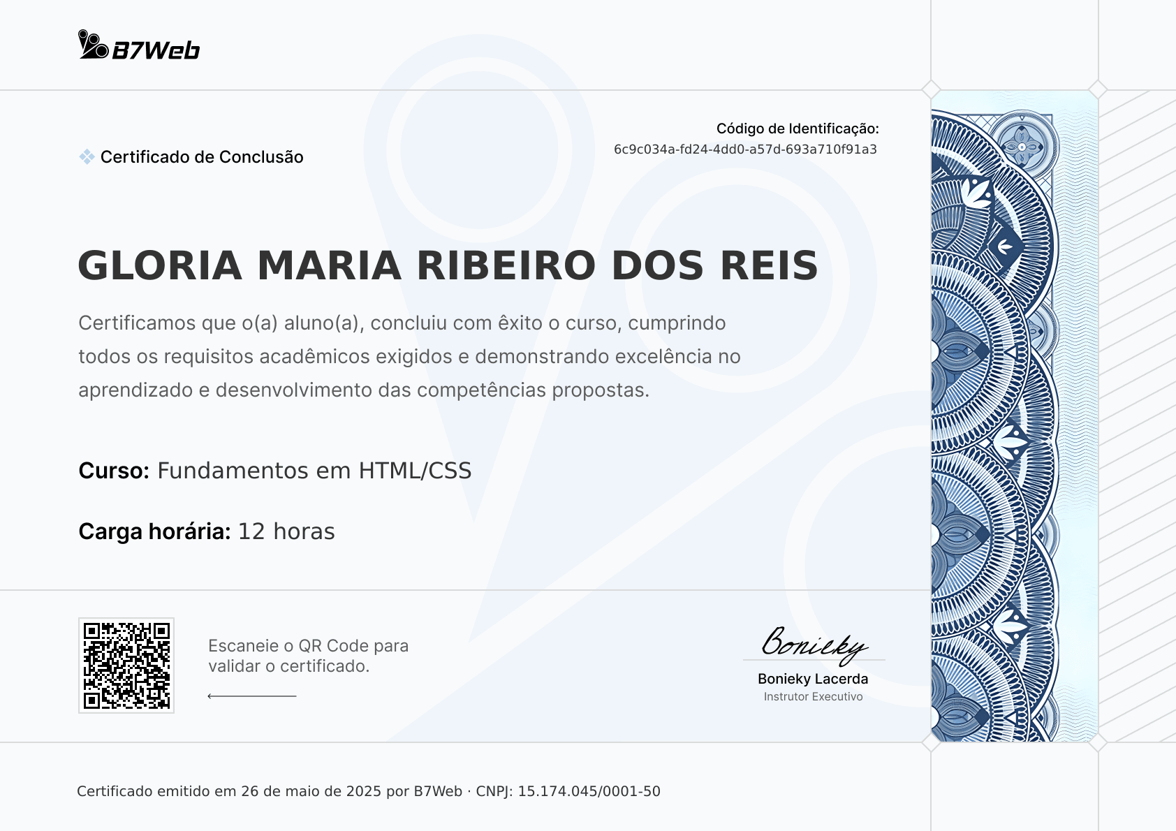 Certificado