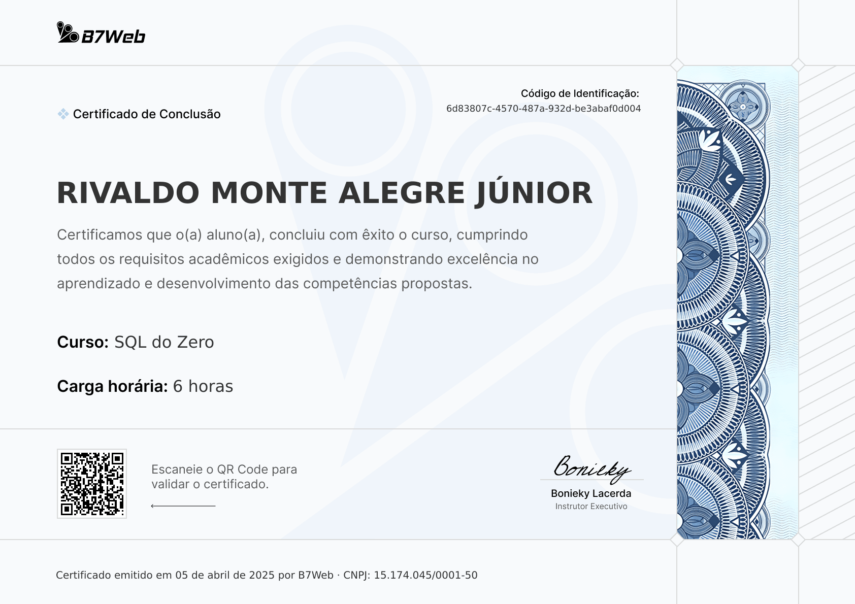 Certificado