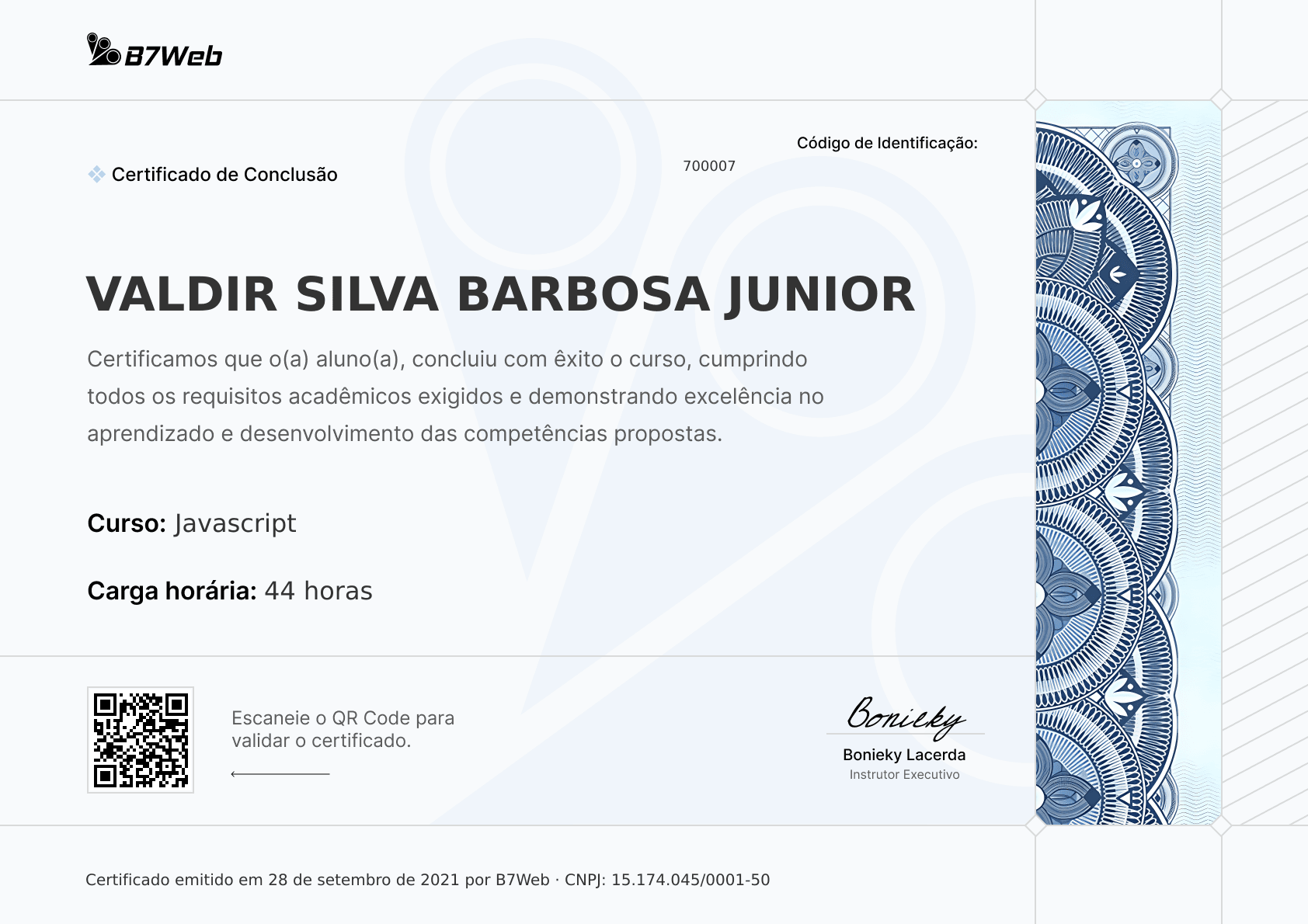 Certificado