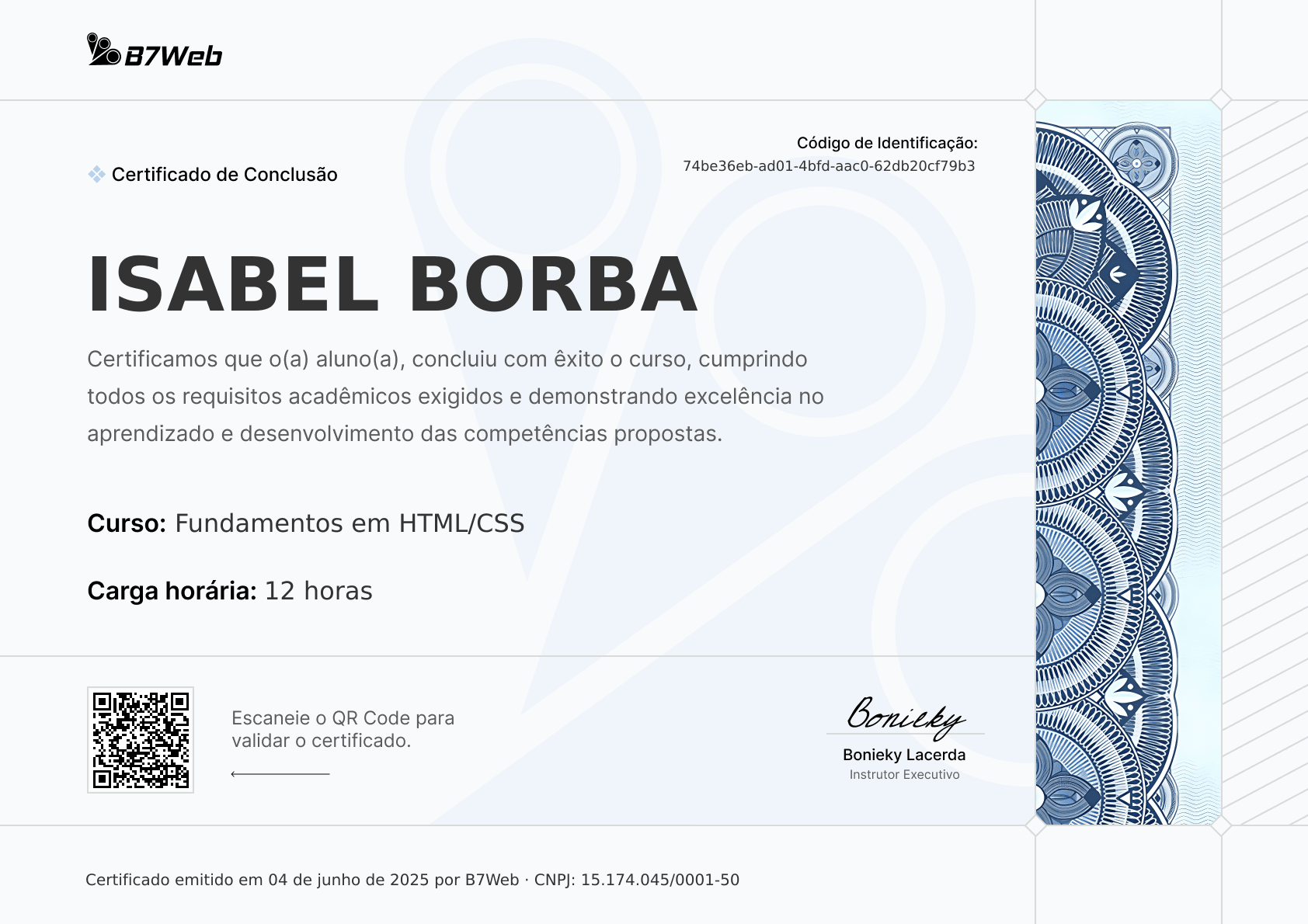 Certificado