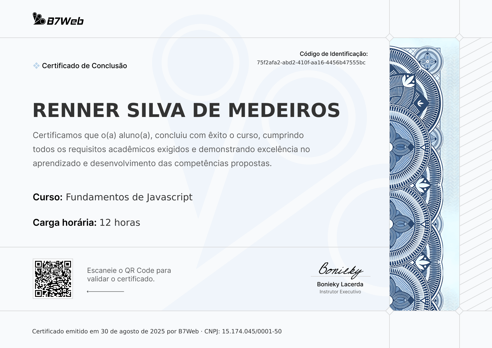 Certificado