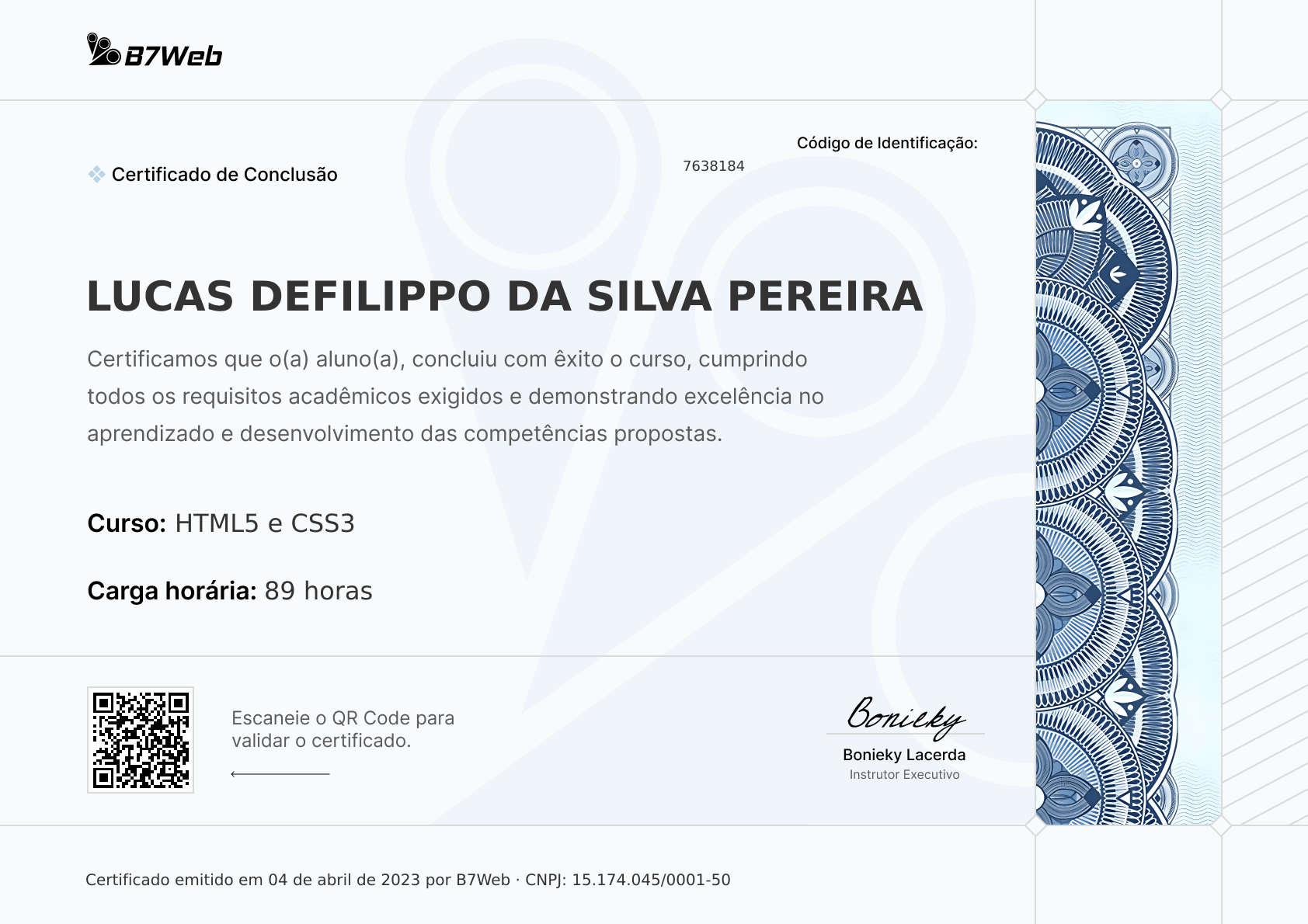 Certificado
