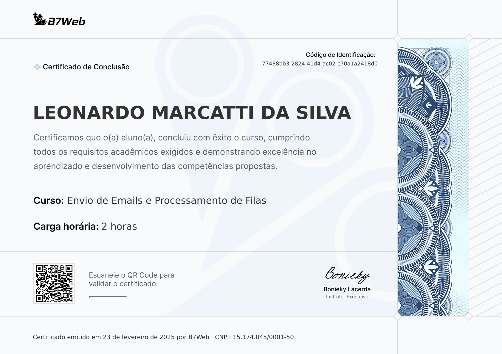 Certificado