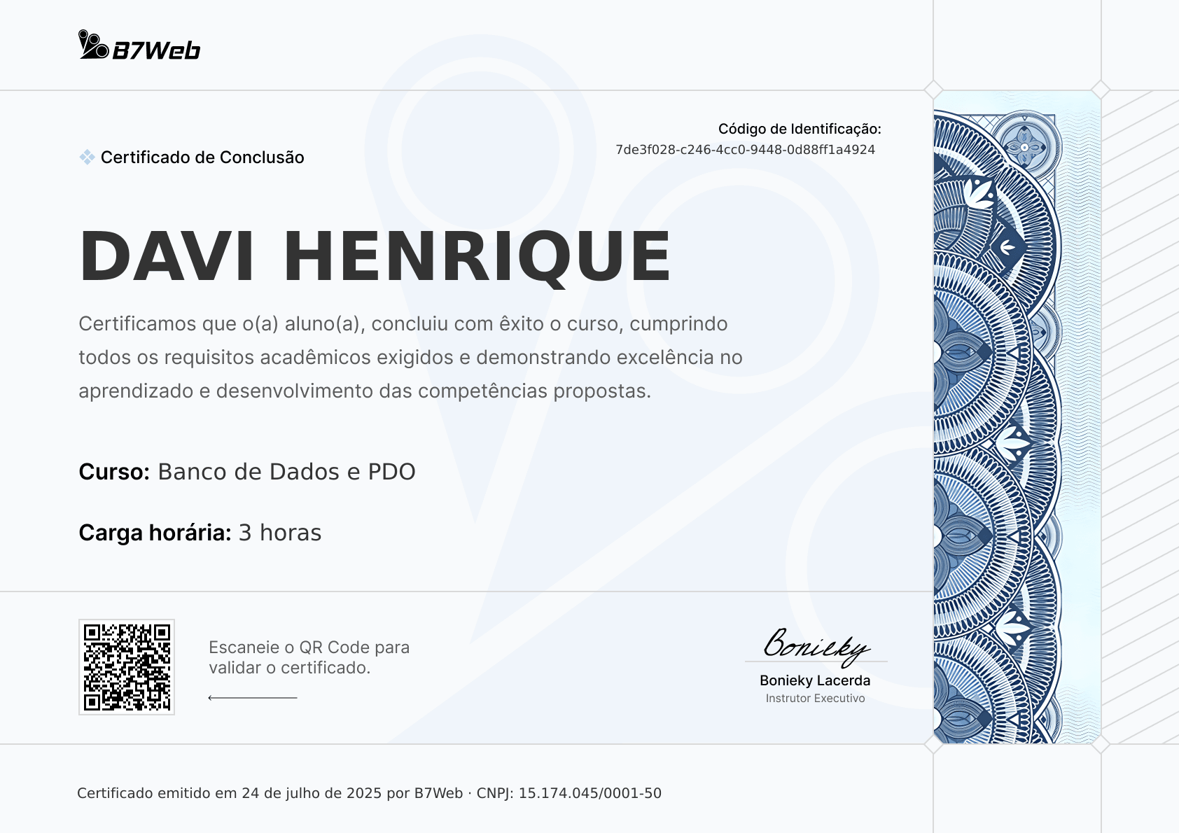 Certificado