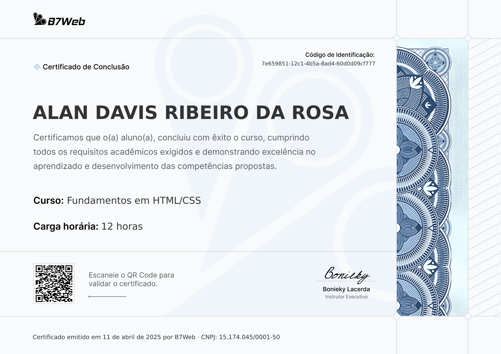 Certificado