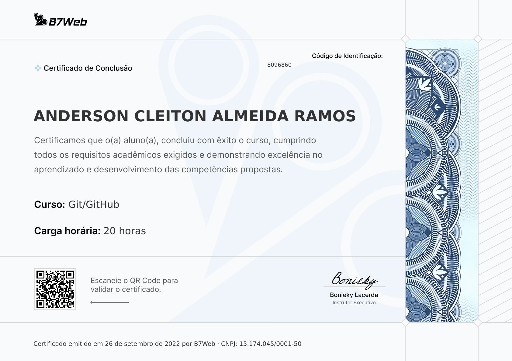 Certificado