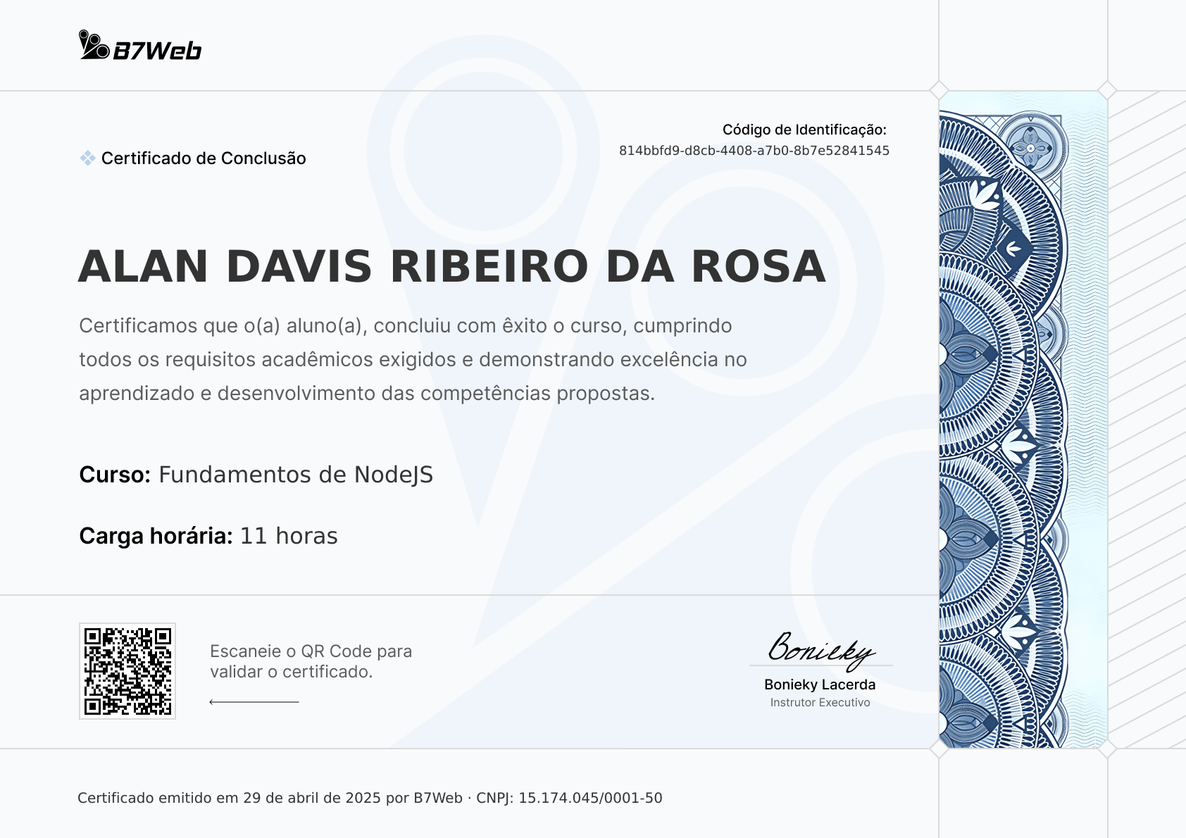 Certificado