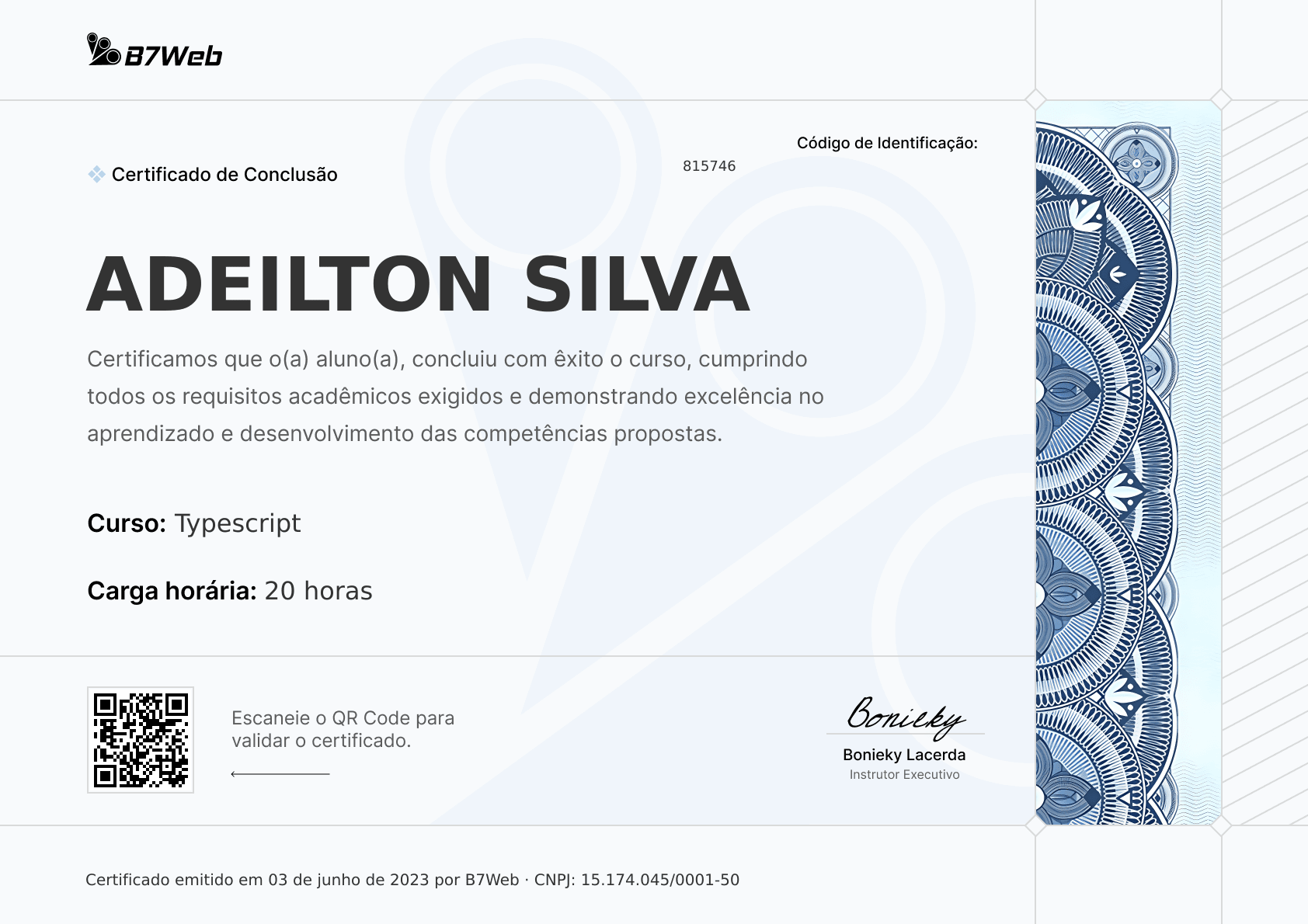 Certificado