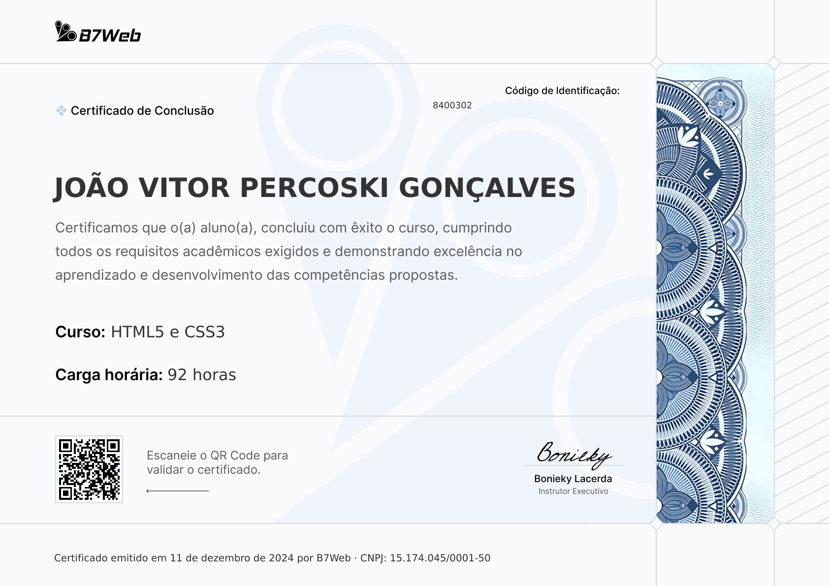 Certificado