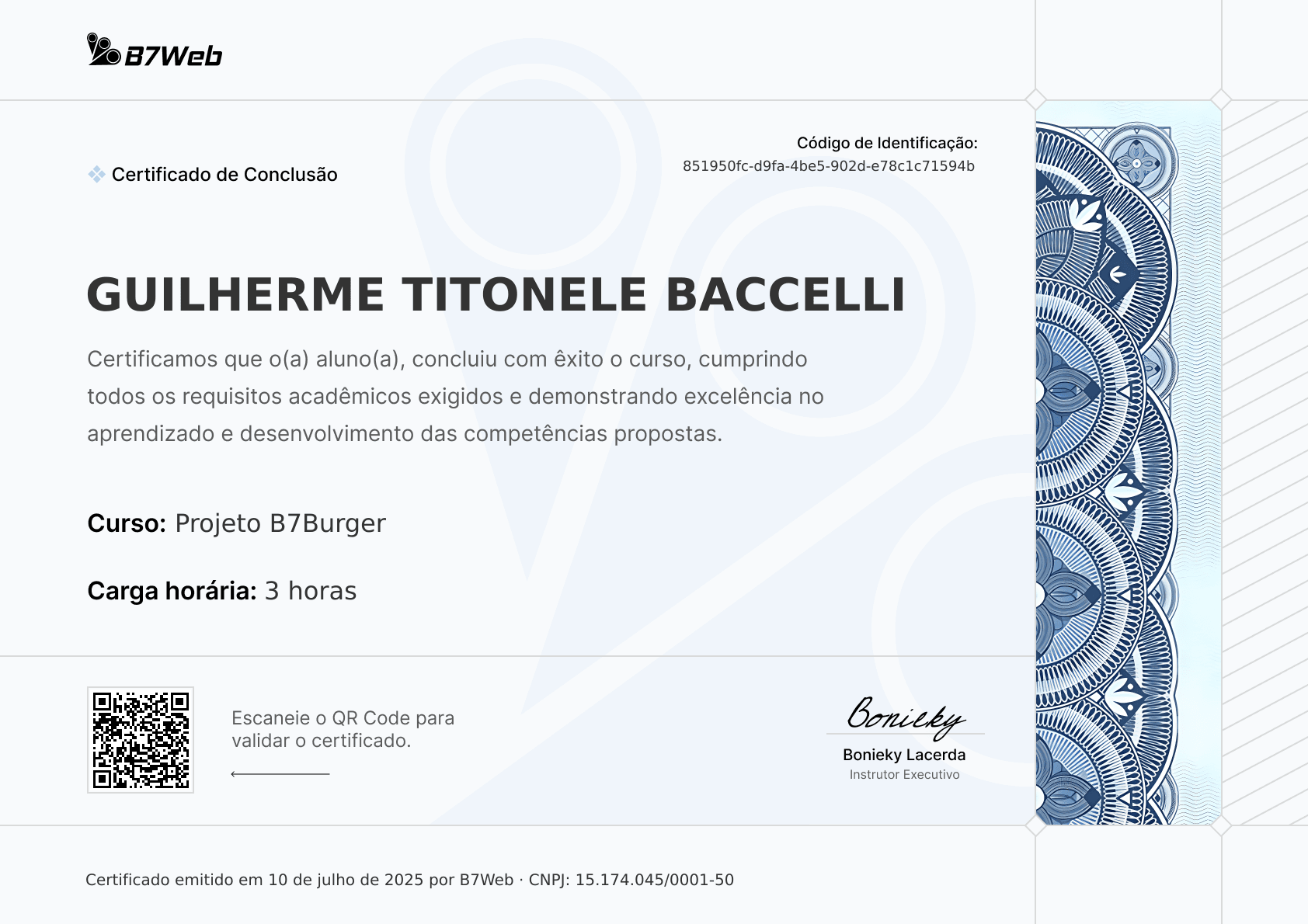 Certificado