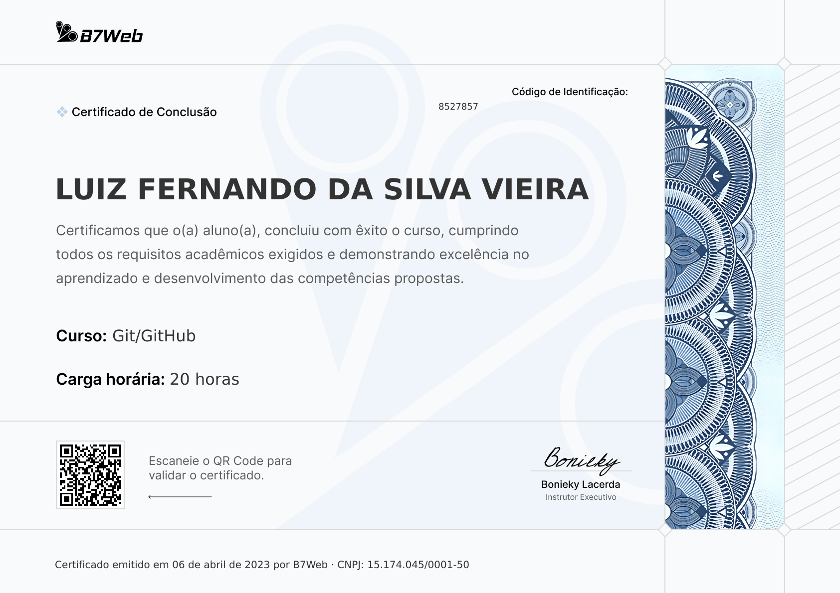 Certificado