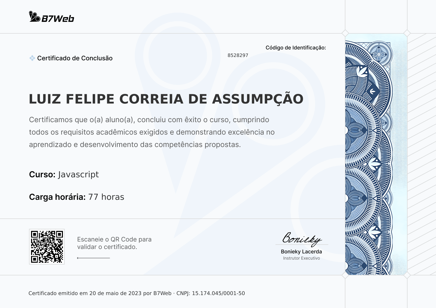 Certificado