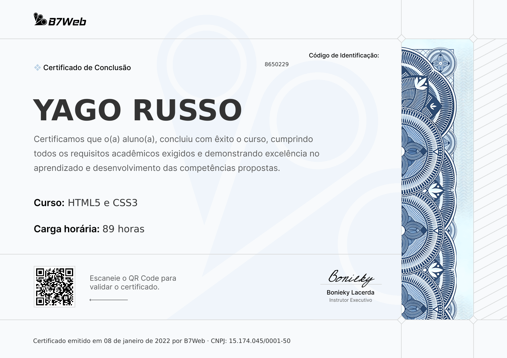 Certificado
