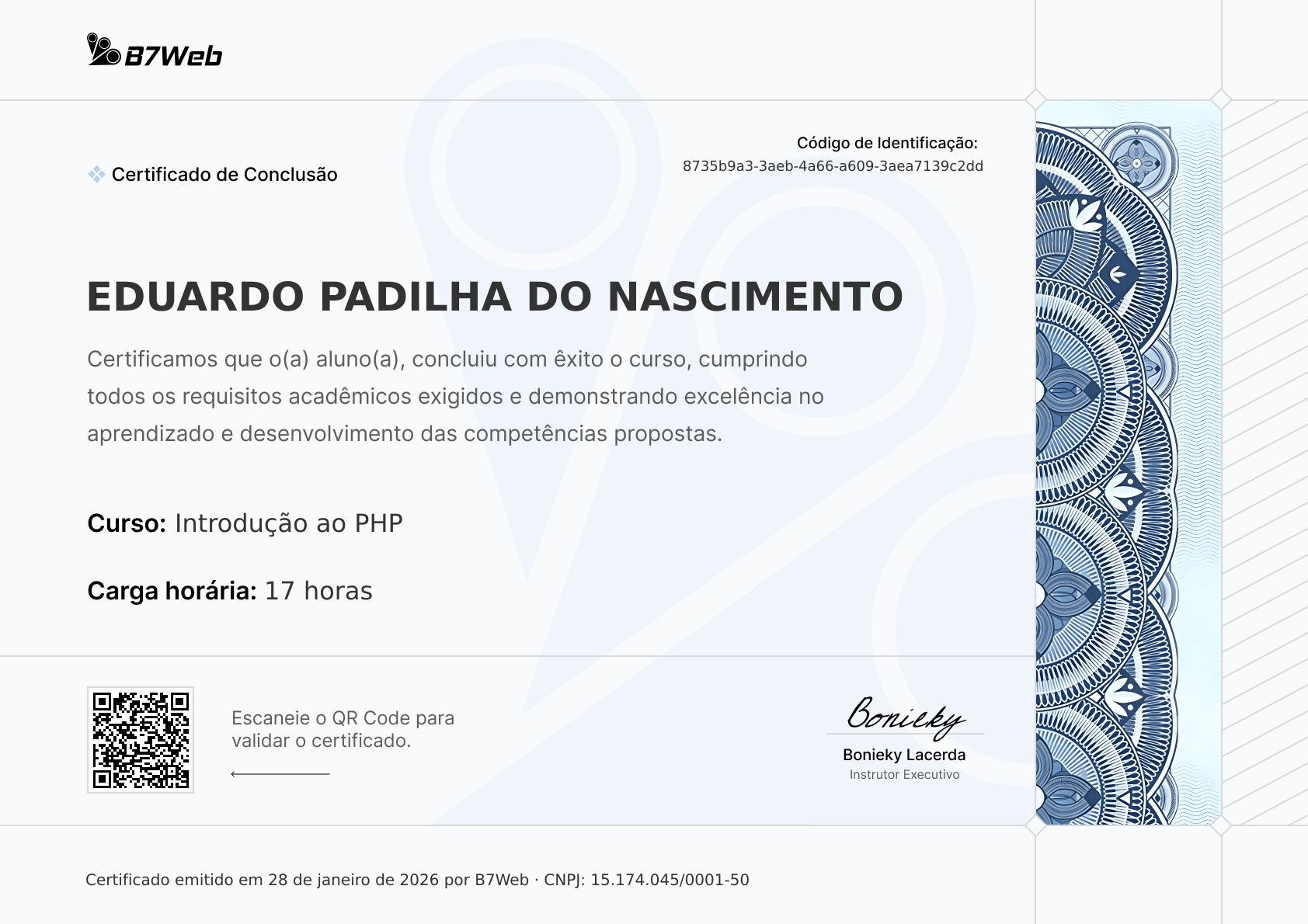 Certificado