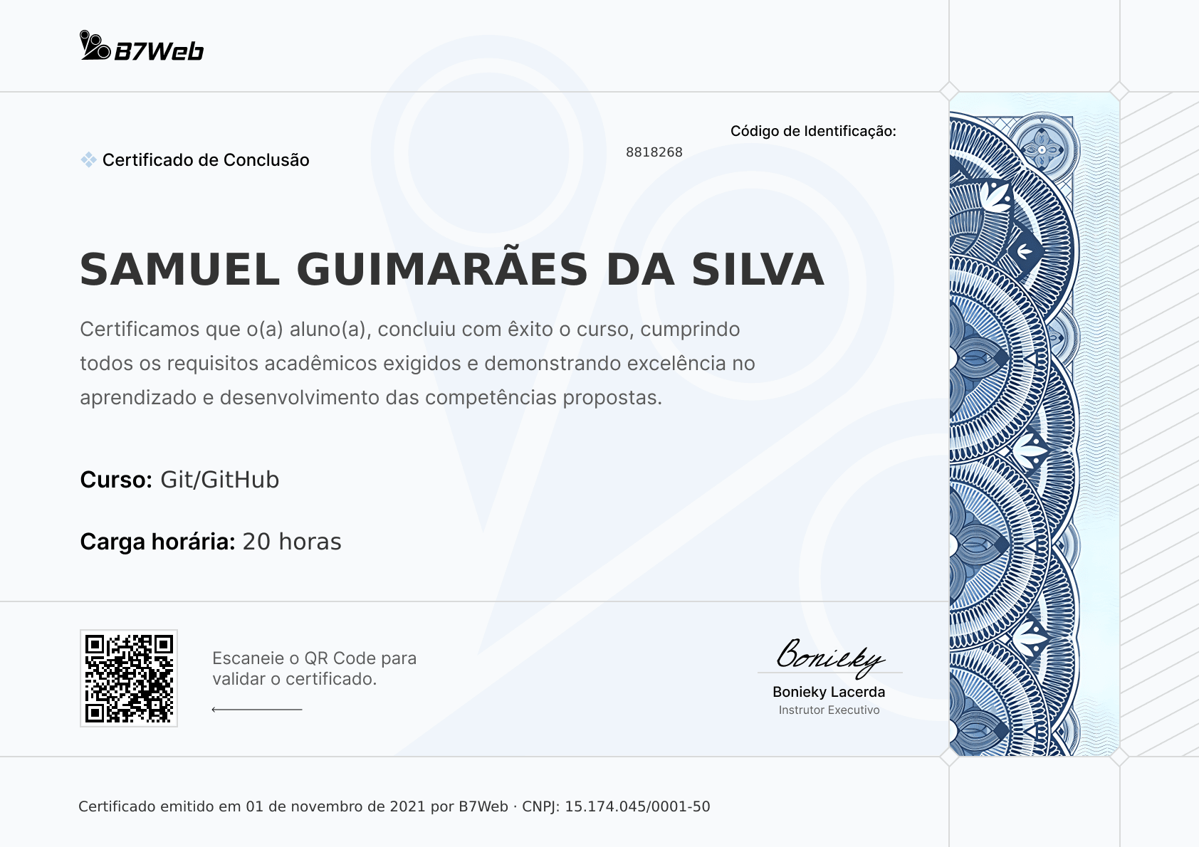 Certificado