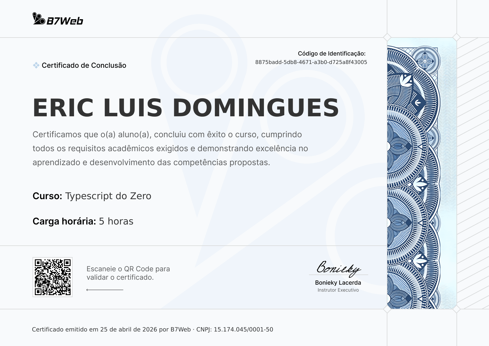 Certificado