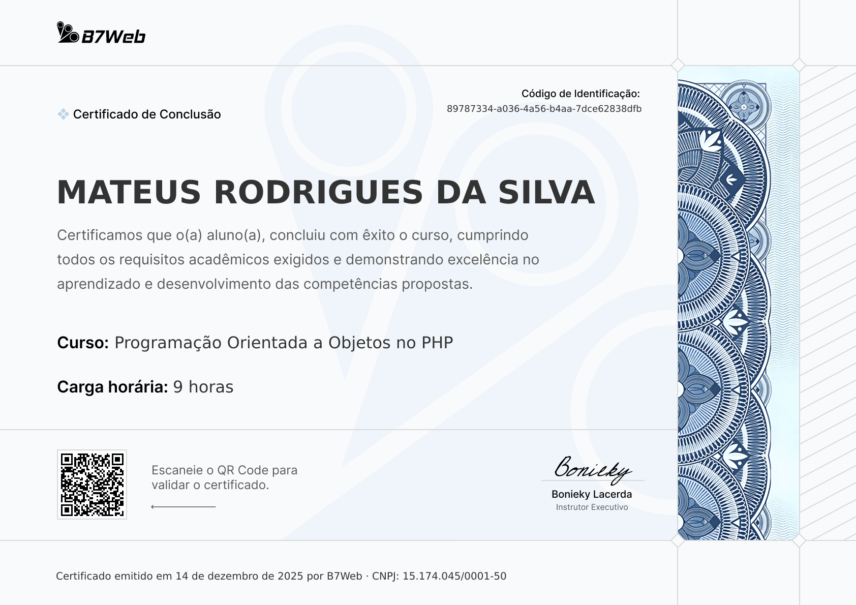 Certificado