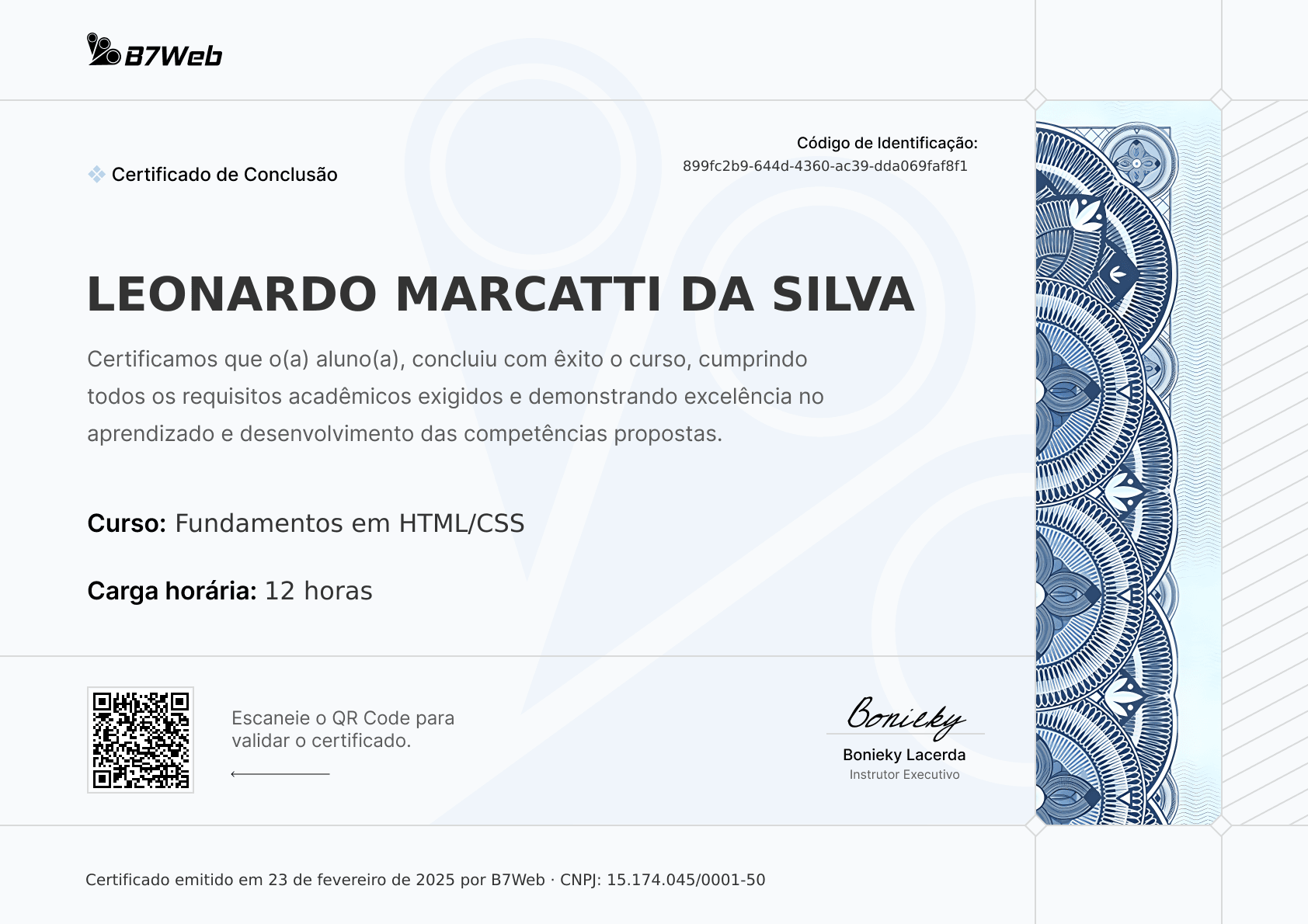 Certificado