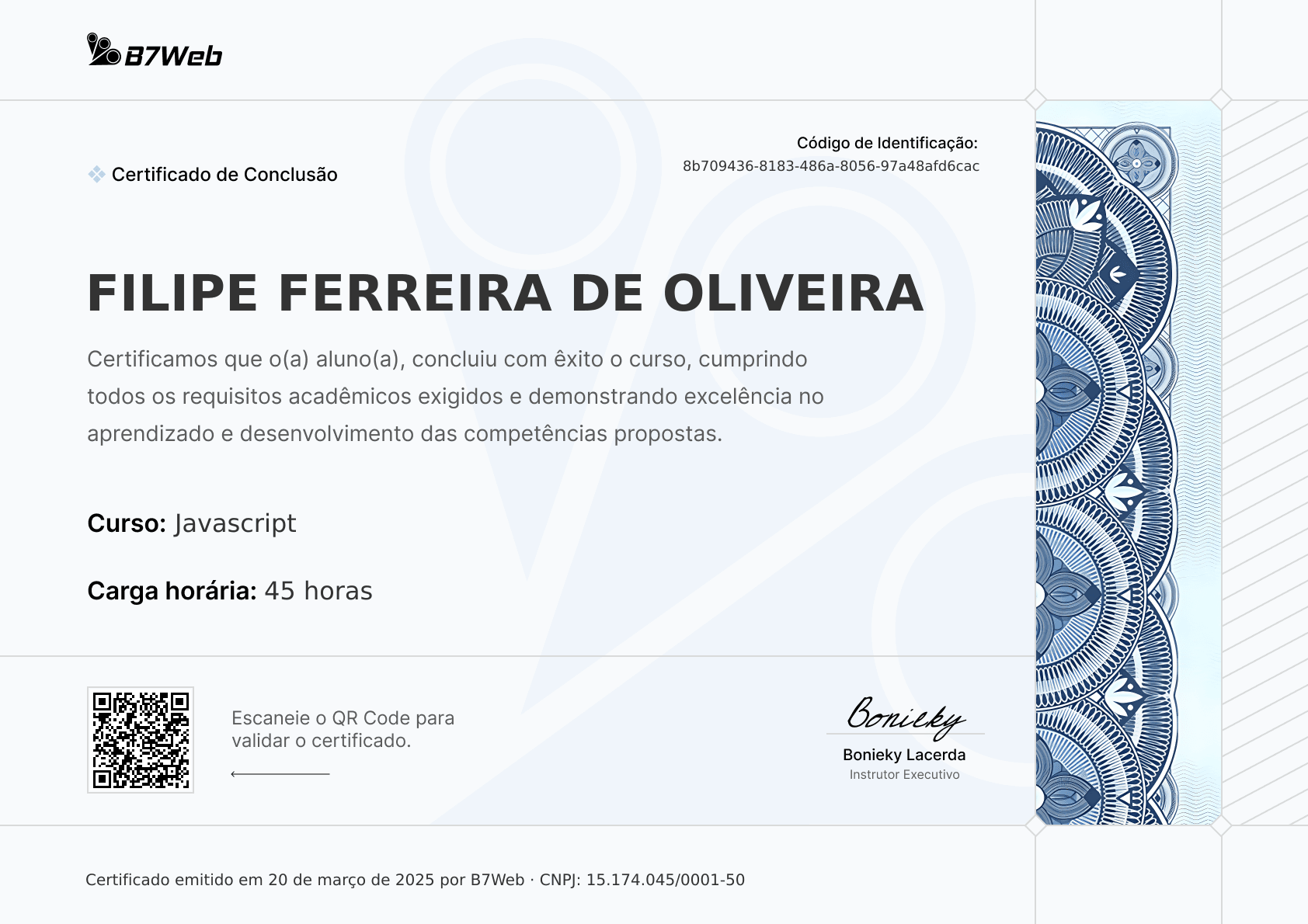 Certificado