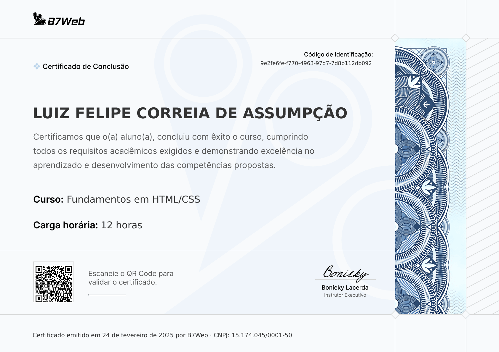 Certificado