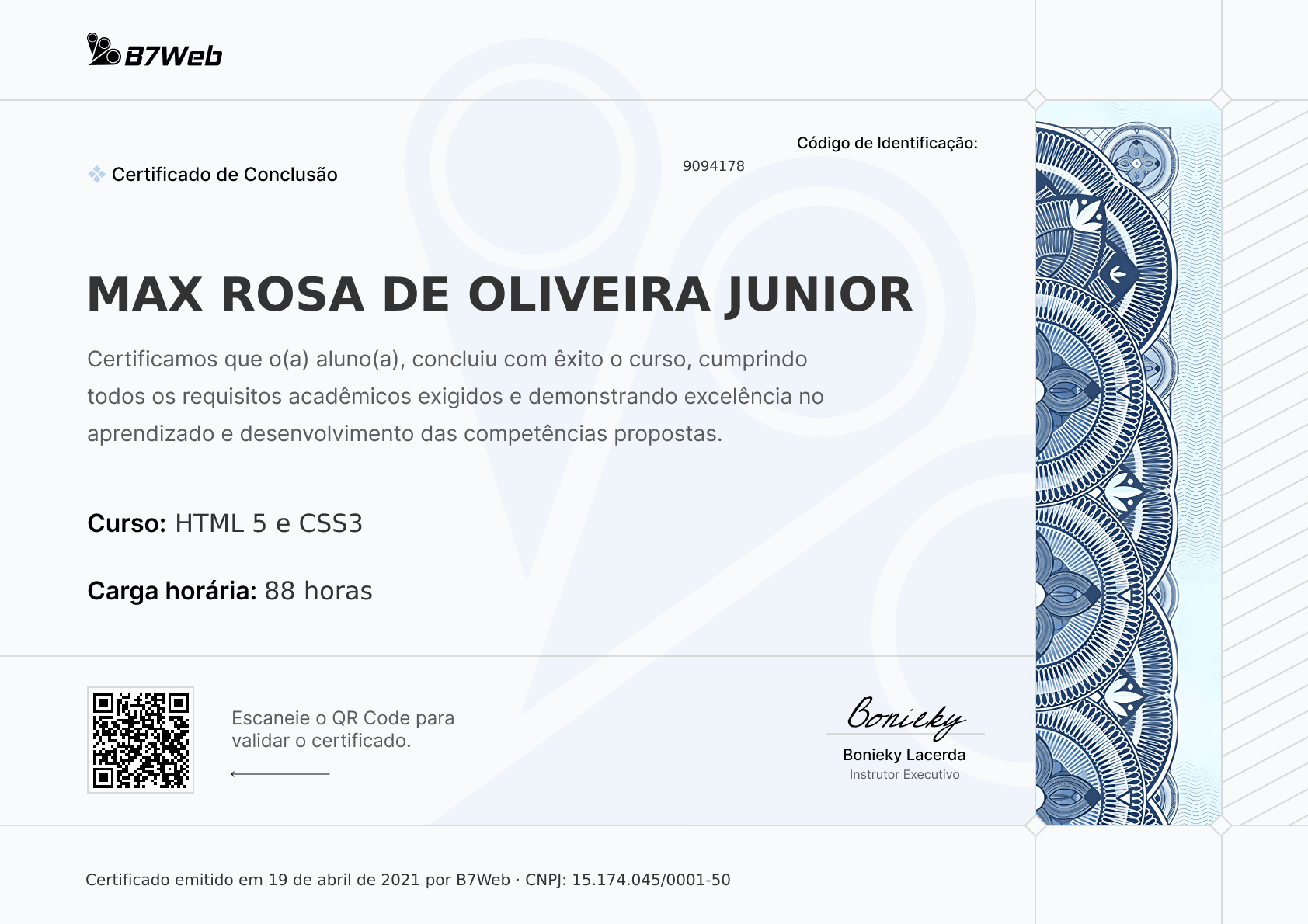 Certificado