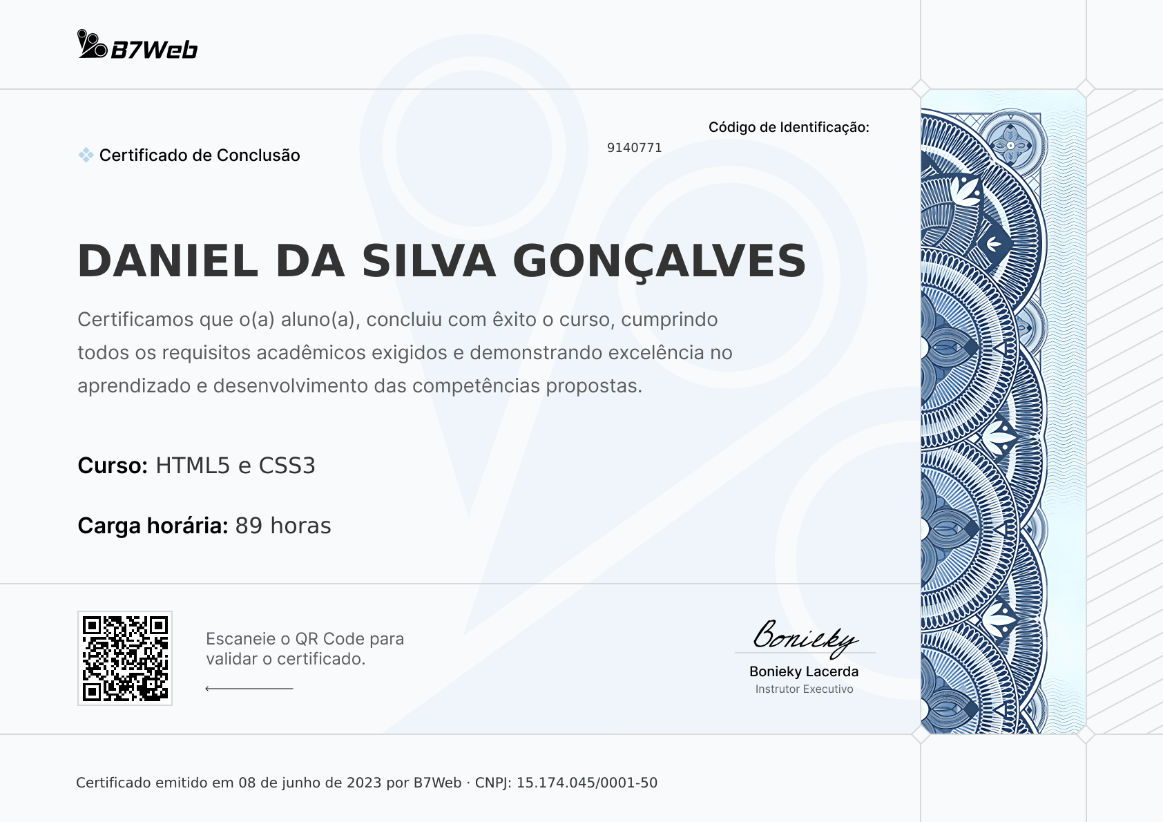 Certificado
