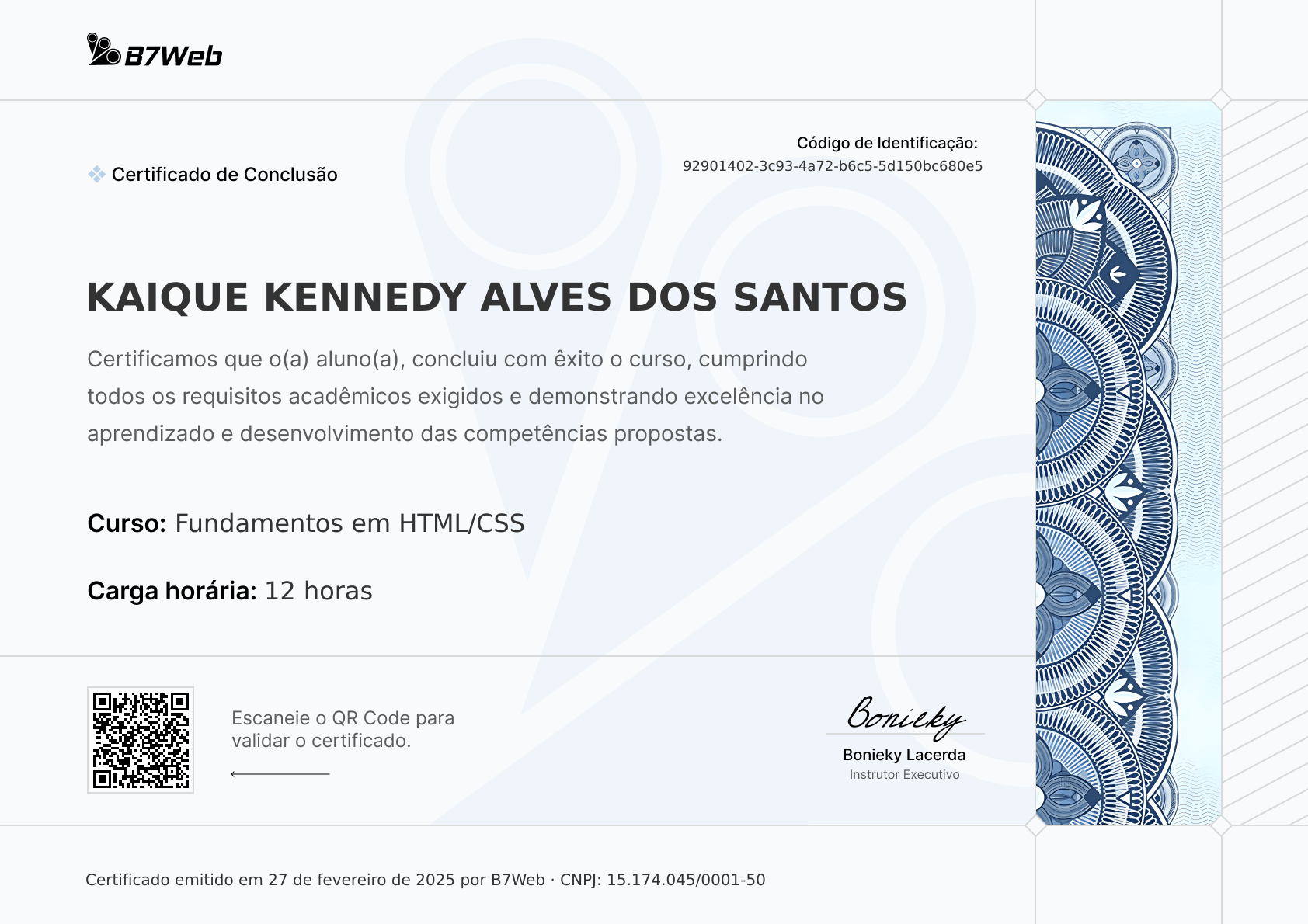 Certificado