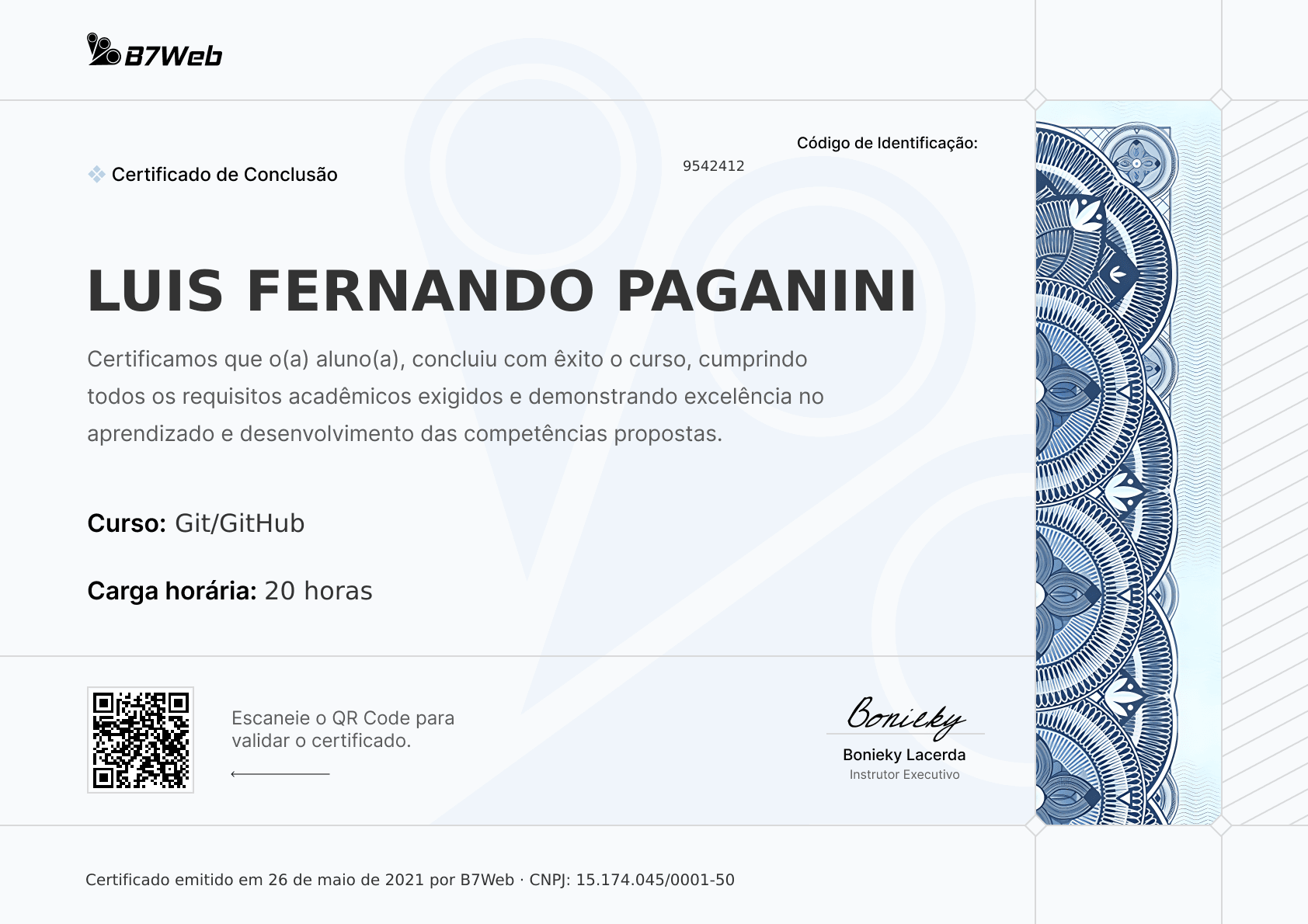 Certificado
