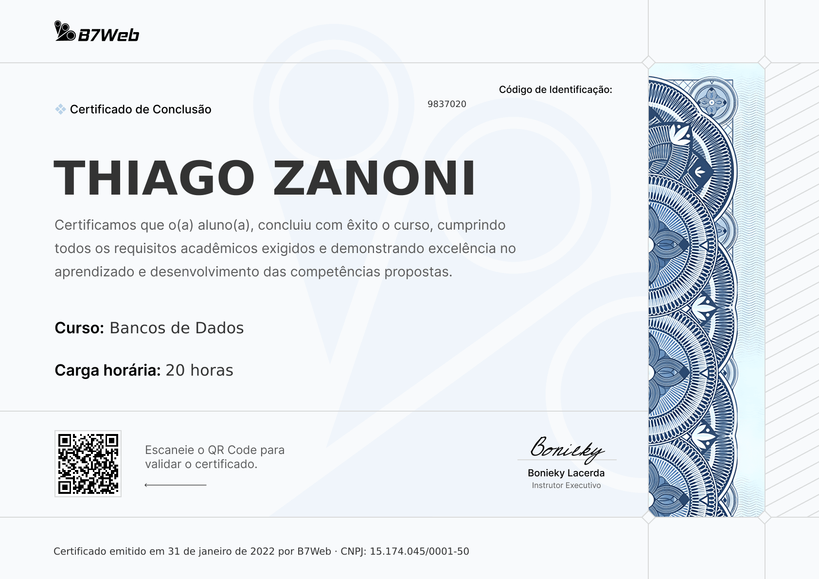 Certificado