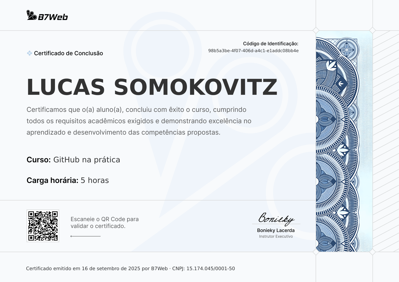 Certificado
