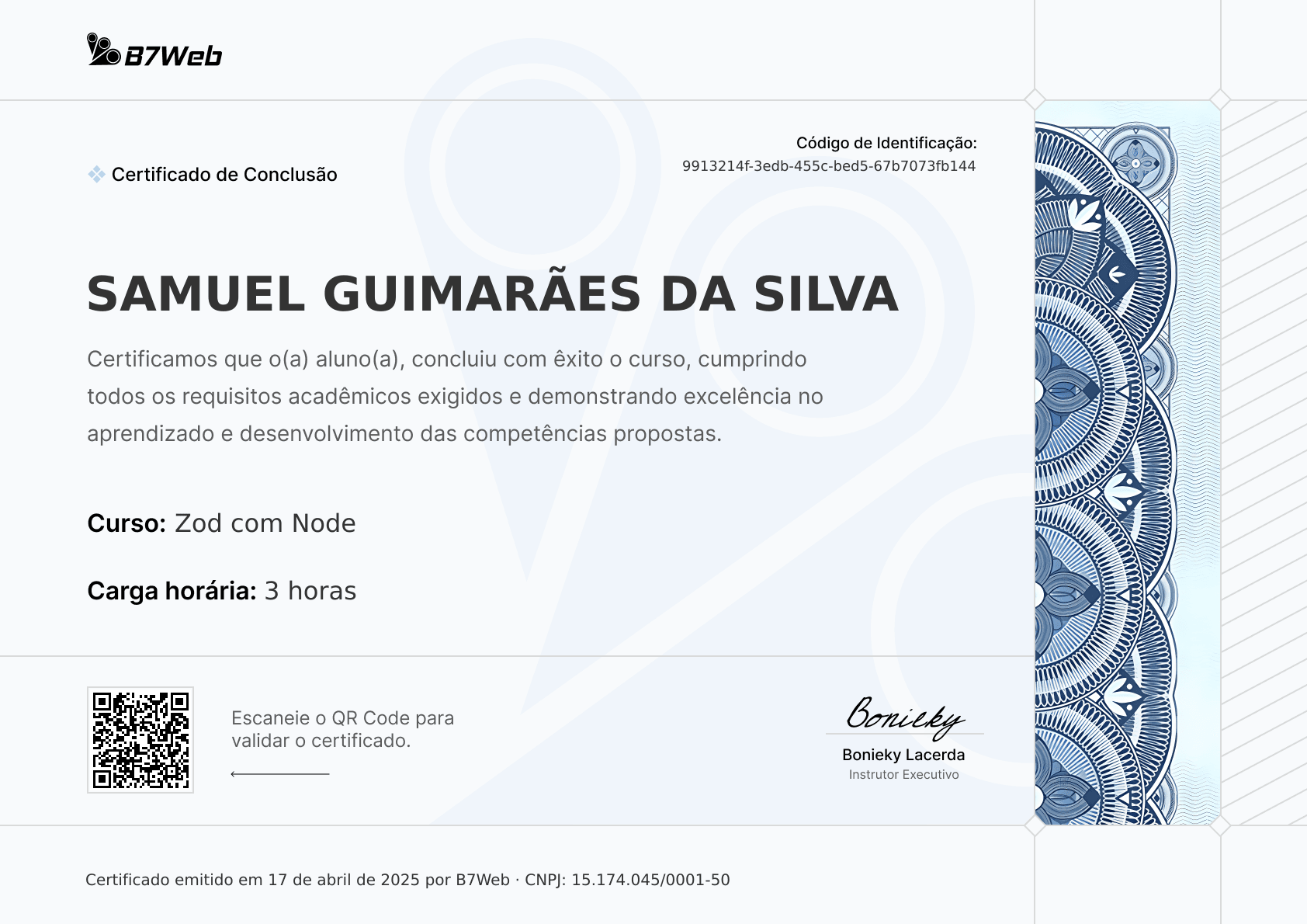 Certificado